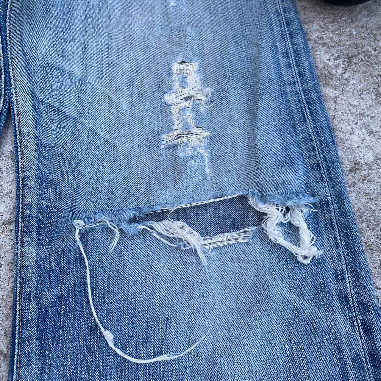 Edwin Vintage Edwin 504 Distressed Denim Kurt Cobain Style Size US 34 / EU 50 - 11 Thumbnail