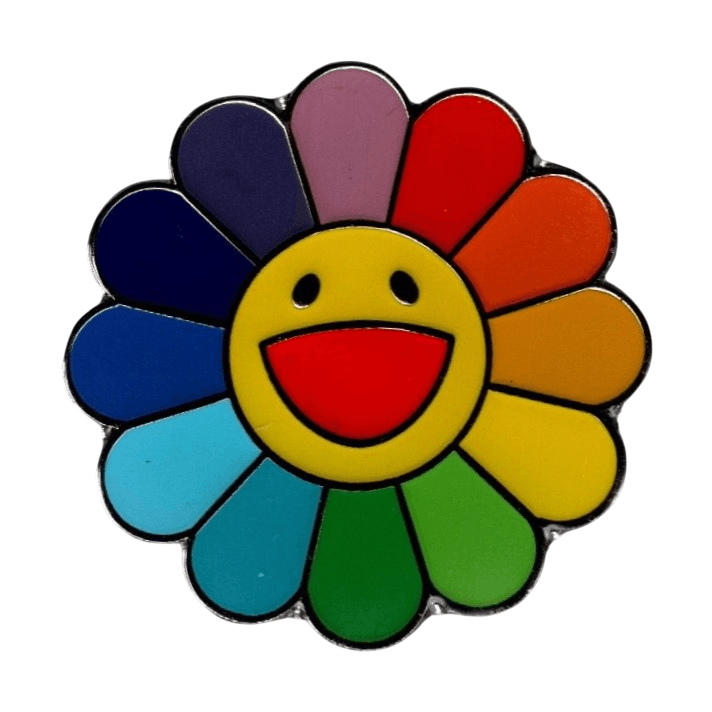 Takashi Murakami Takashi Murakami Rainbow Flower Enamel Pin Brooch TMKK Size ONE SIZE - 1 Thumbnail