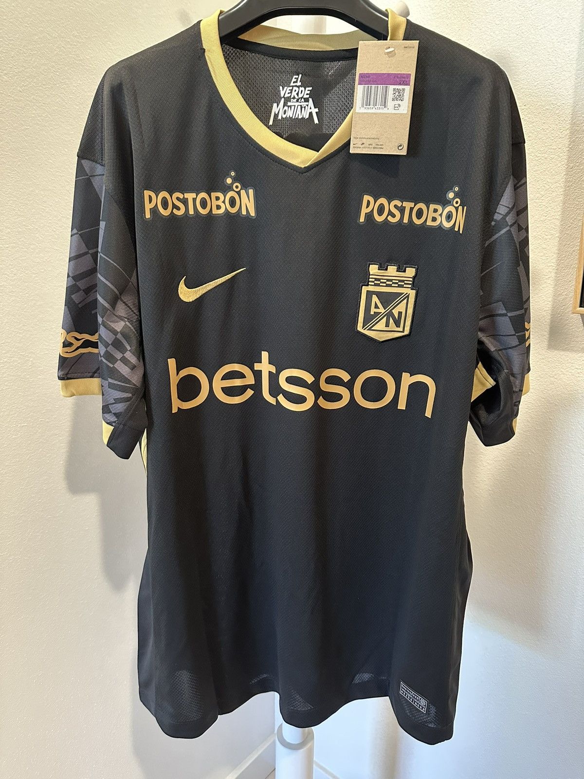 Nike 2024-25 Edwin Cardona Atlético Nacional Soccer Jersey Size US XL / EU 56 / 4 - 2 Thumbnail