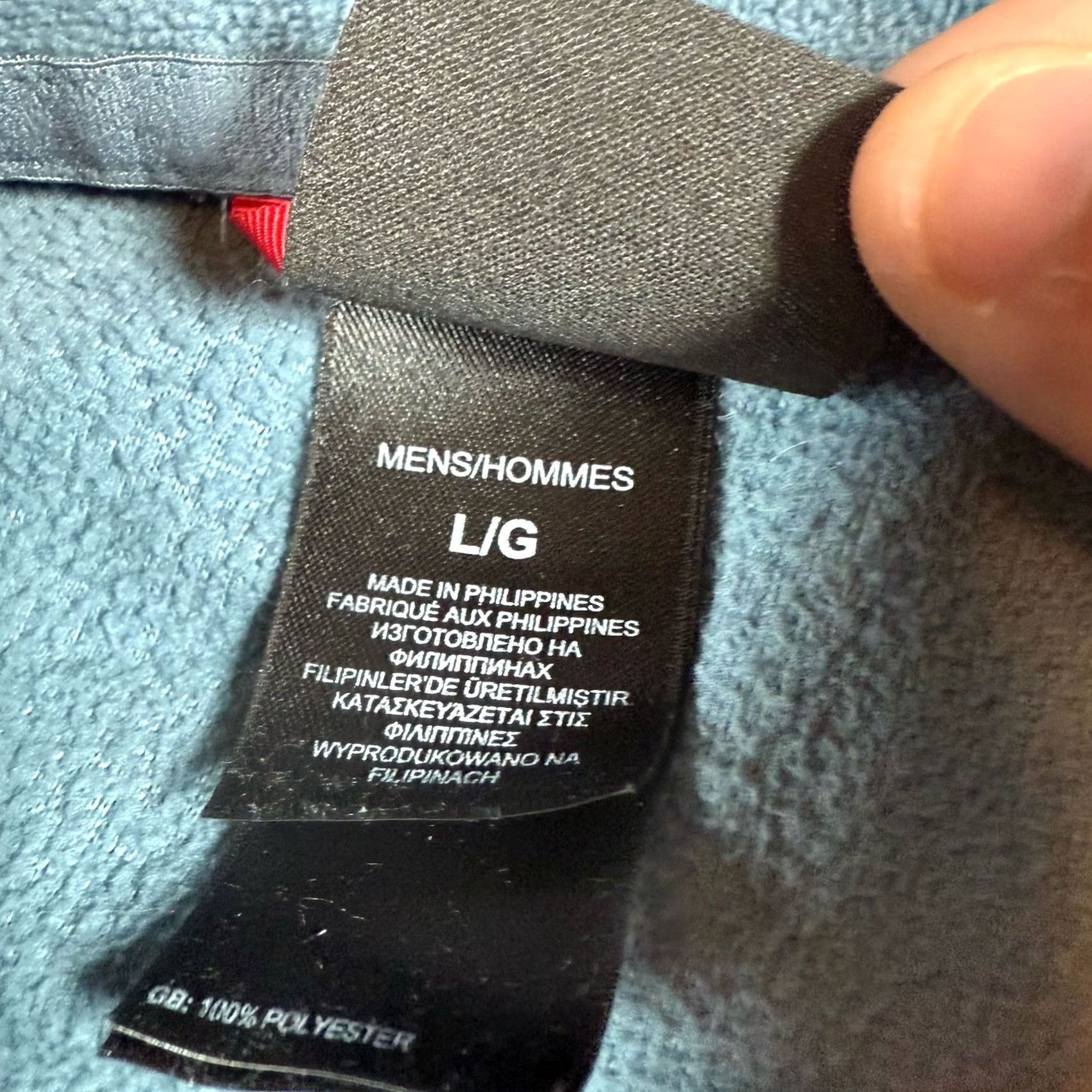 The North Face The North Face Fleece Sweater Mens Large Blue Size US L / EU 52-54 / 3 - 5 Thumbnail