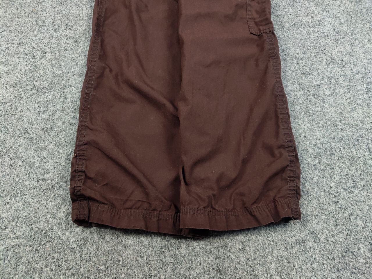 Japanese Brand Vintage Japanese Baggy Brown Cotton Cargo Pants Y2K Style Size US 30 / EU 46 - 8 Thumbnail