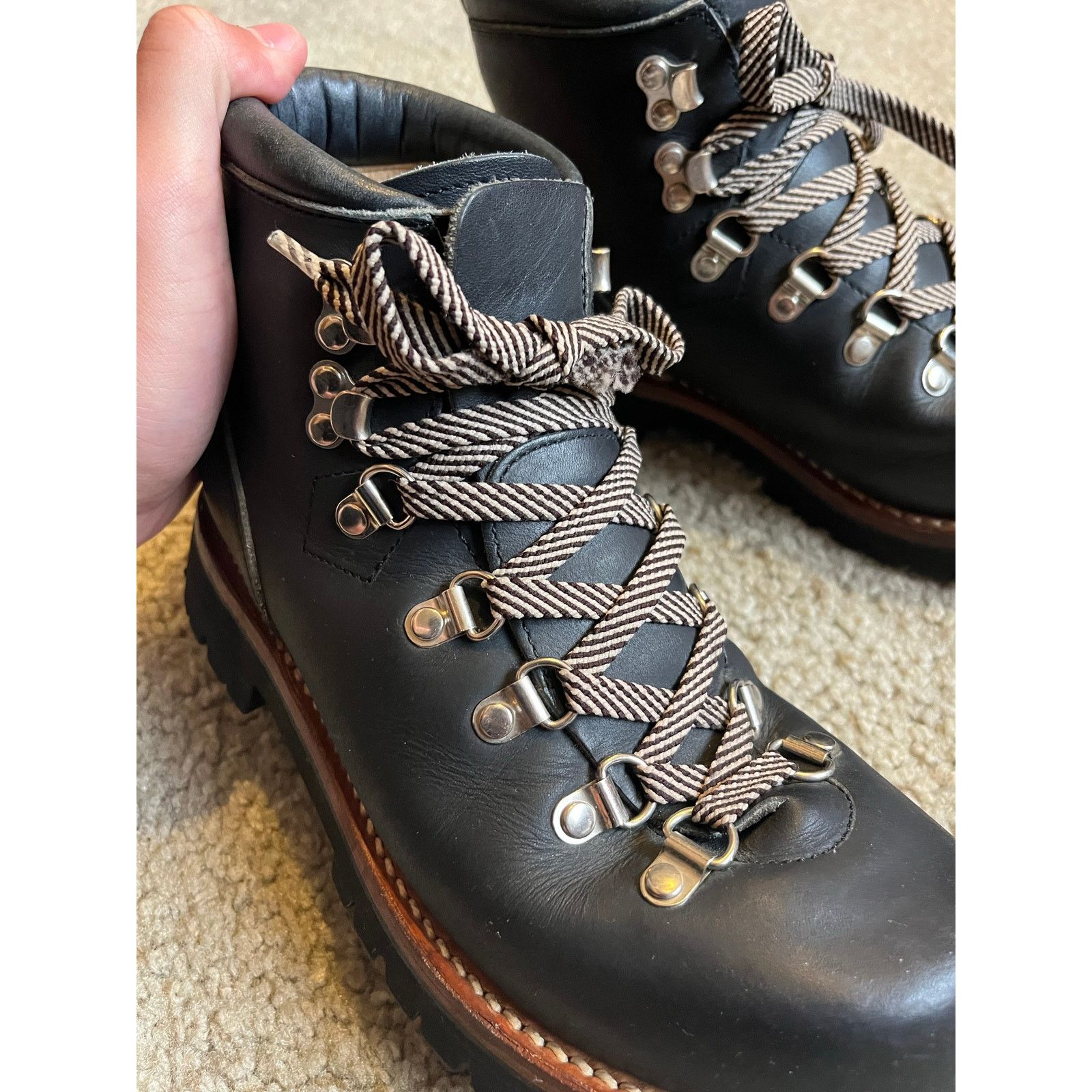 Bape × Nigo Authentic Bape 90’s Vibram Combat Hiking Boots US 6 Size US 6 / EU 39 - 2 Thumbnail