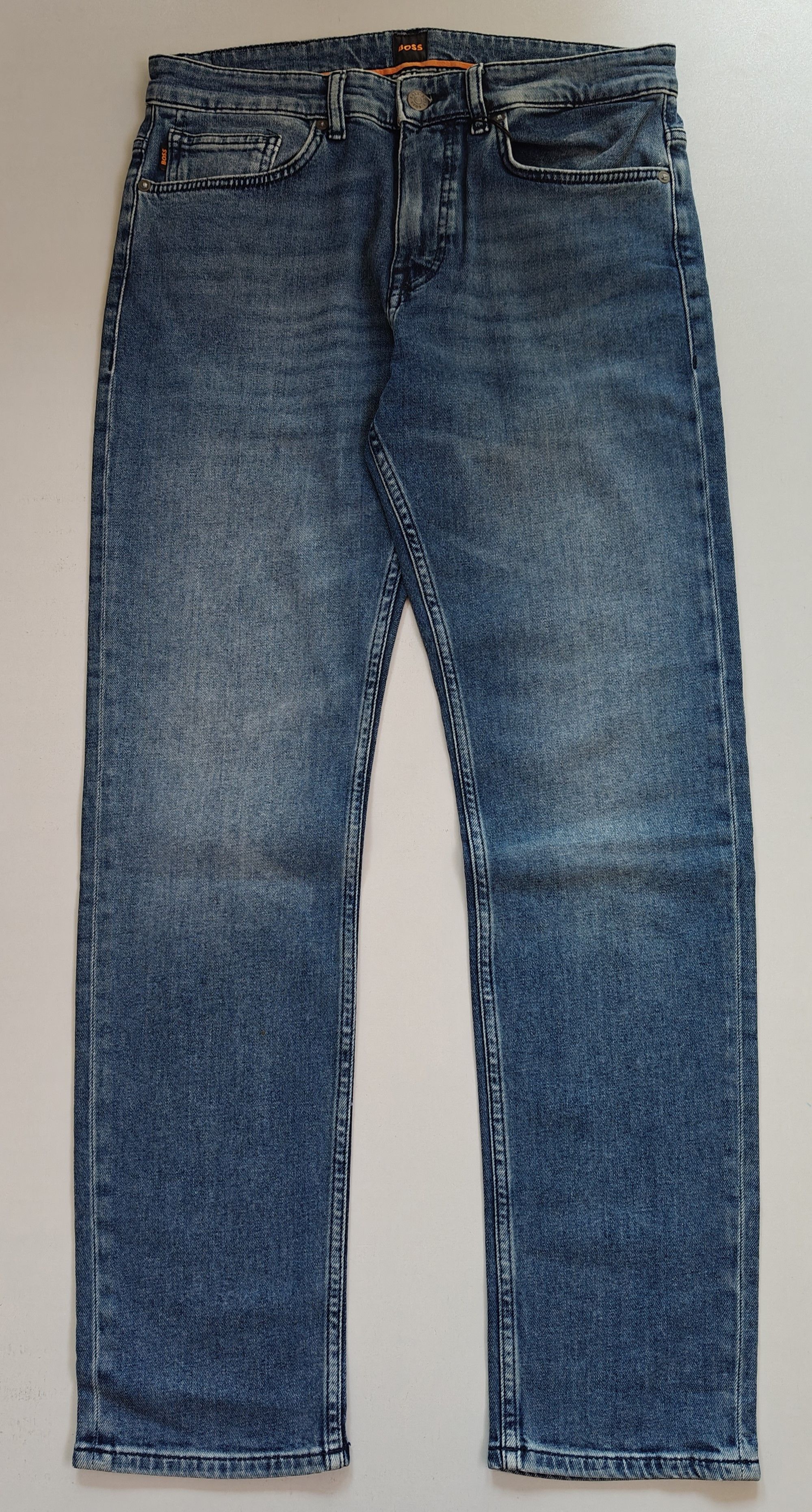 Hugo Boss BOSS DELAWARE Slim Fit Jeans Free Shipping Worldwide T/6082 Size US 31 - 3 Thumbnail