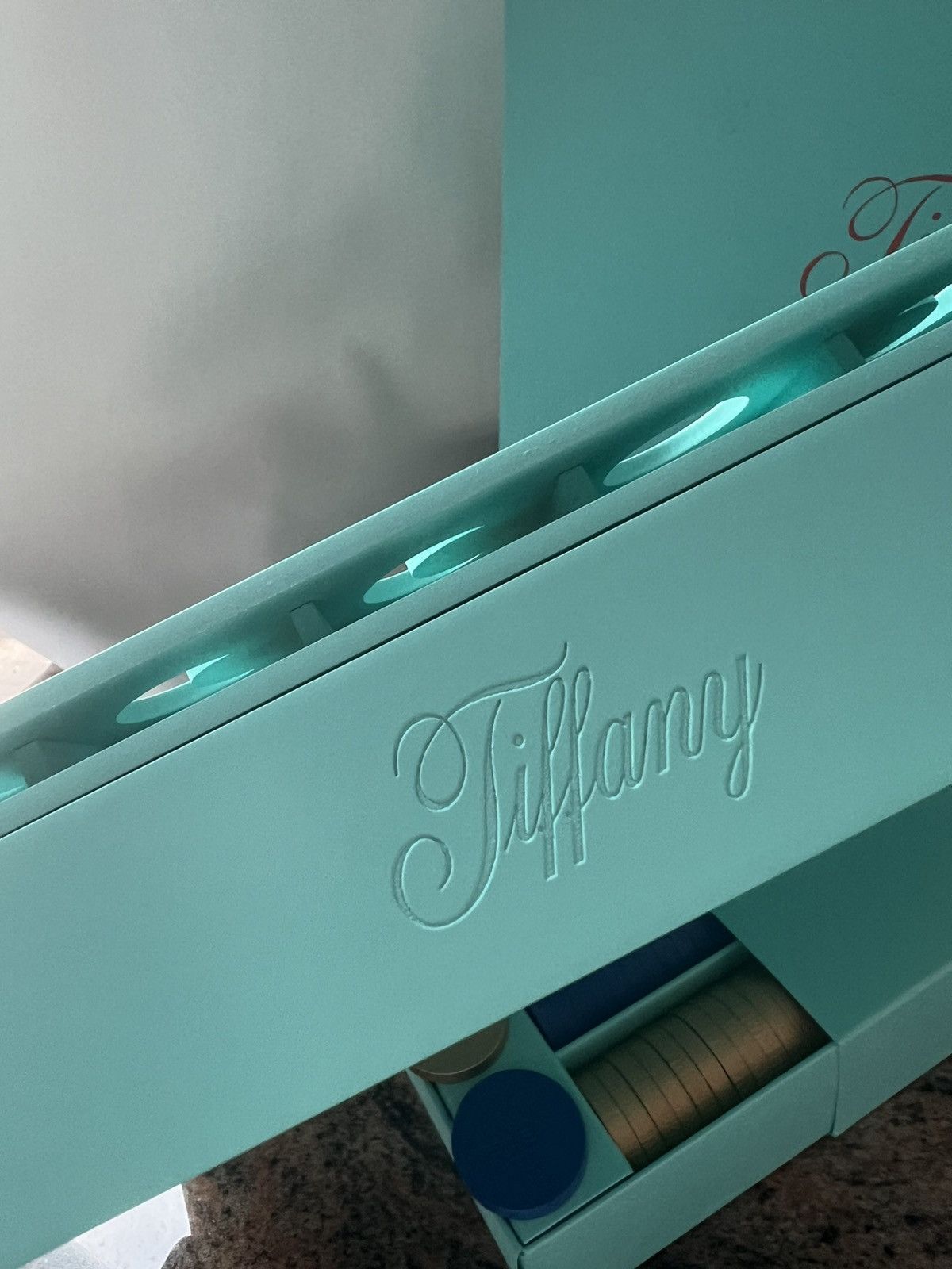 Tiffany & Co. 🌙 Rare! Tiffany Moon phrase chess game wooden box home decor Size ONE SIZE - 11 Thumbnail