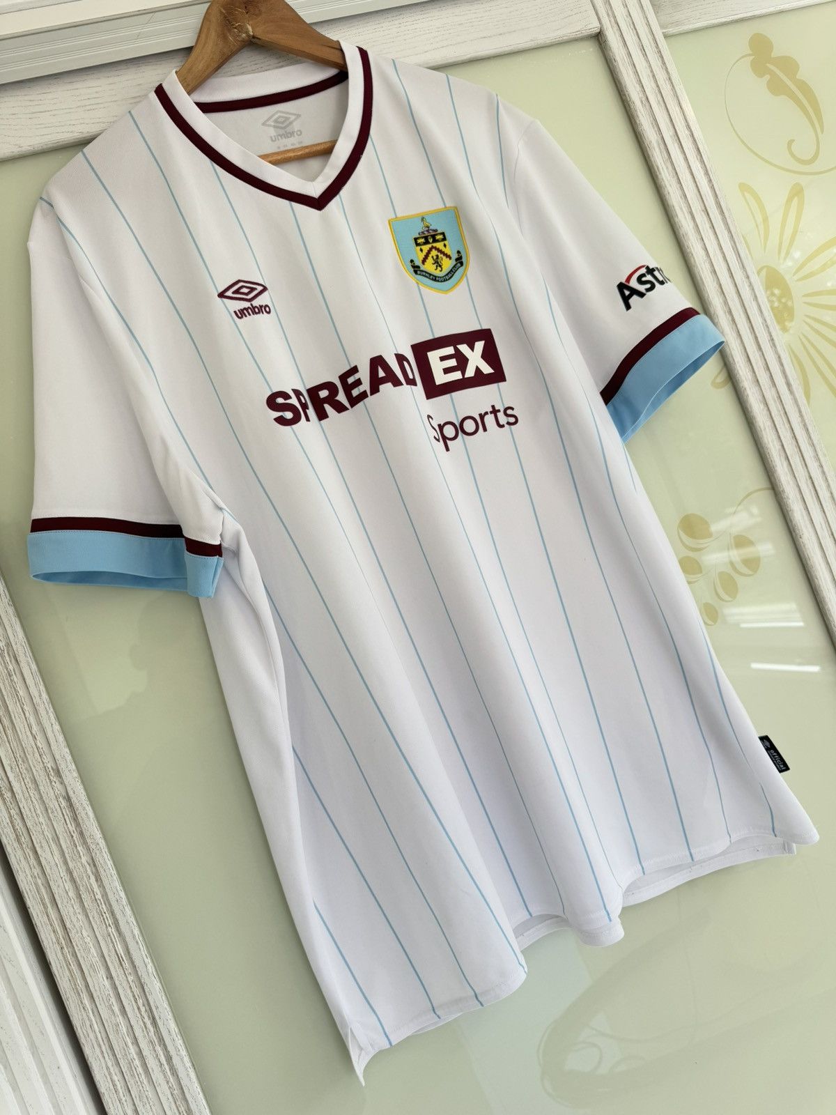 Umbro Burnley 2021-2022 Away Soccer Jersey Football Kit Shirt Size US XXL / EU 58 / 5 - 4 Thumbnail