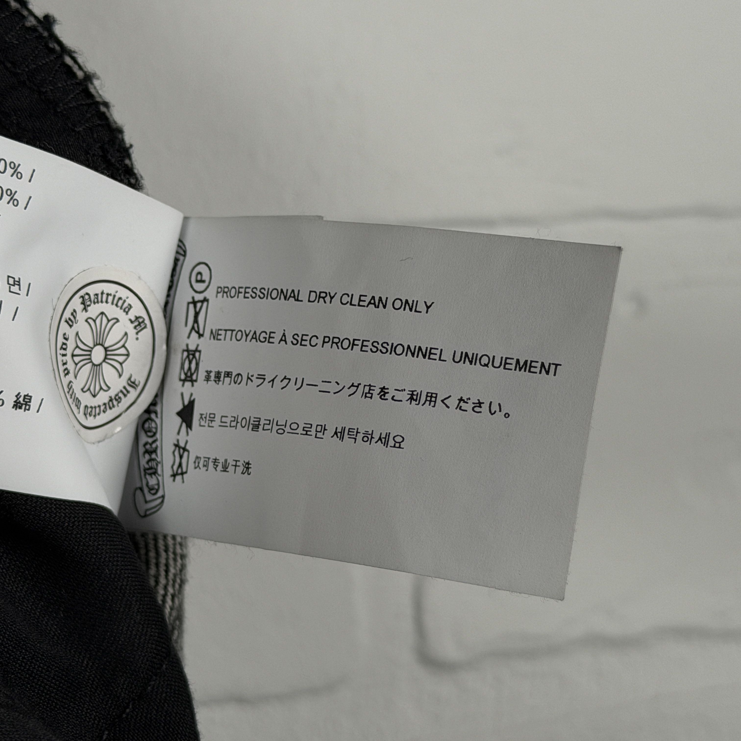 Chrome Hearts Chrome Hearts Fleur Knee Black Star Patch Jeans Size US 32 / EU 48 - 17 Thumbnail
