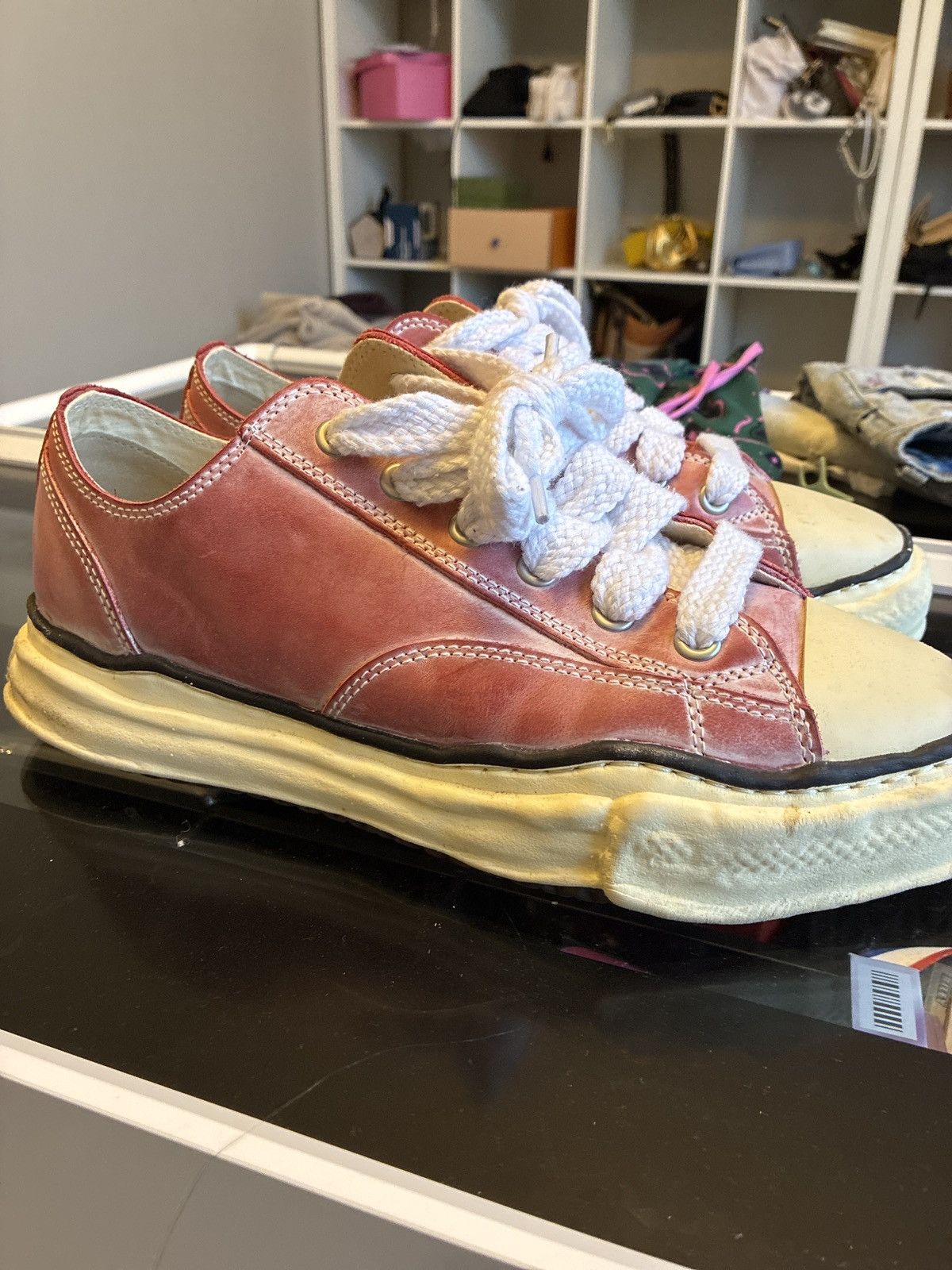 Maison MIHARA YASUHIRO Red/off white Maison Mihara shoes Size US 11 / EU 44 - 1 Thumbnail
