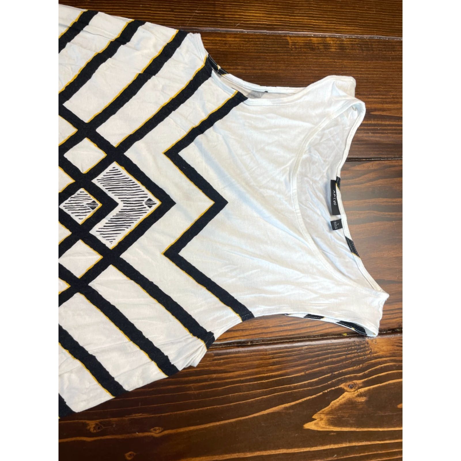 Apt. 9 APT9 Dress Women Knee Length Sleeveless Lace Cocktail Party Large Black White Brown Size L / US 10 / IT 46 - 5 Thumbnail