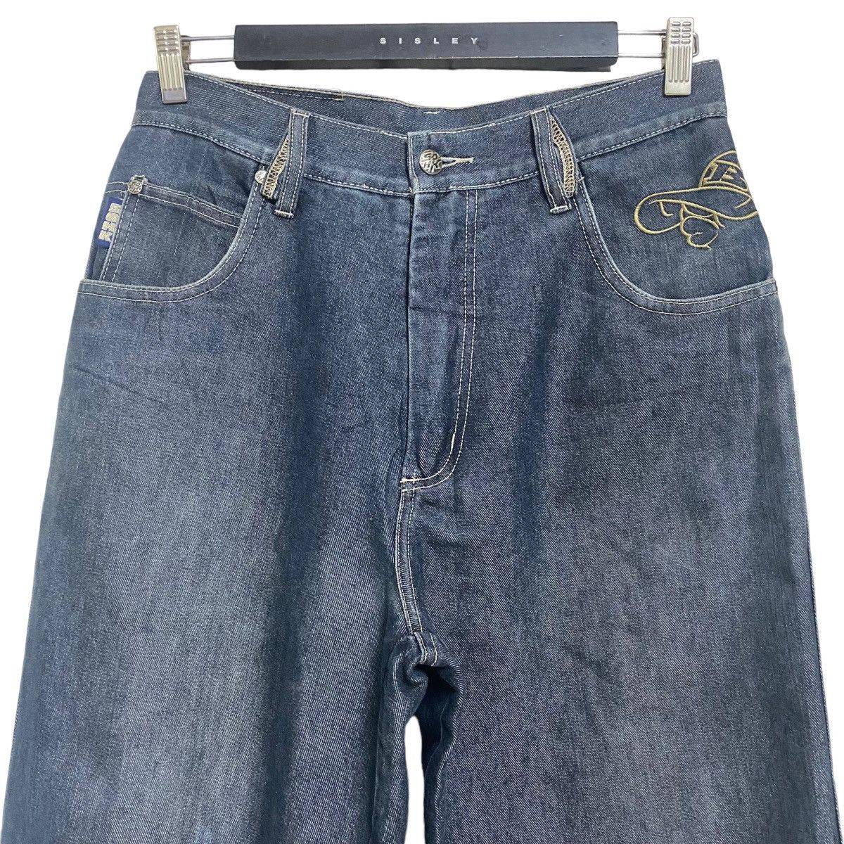 JNCO Vintage SOHK School Of Hard Knocks Denim Baggy Pants Size US 31 - 3 Thumbnail