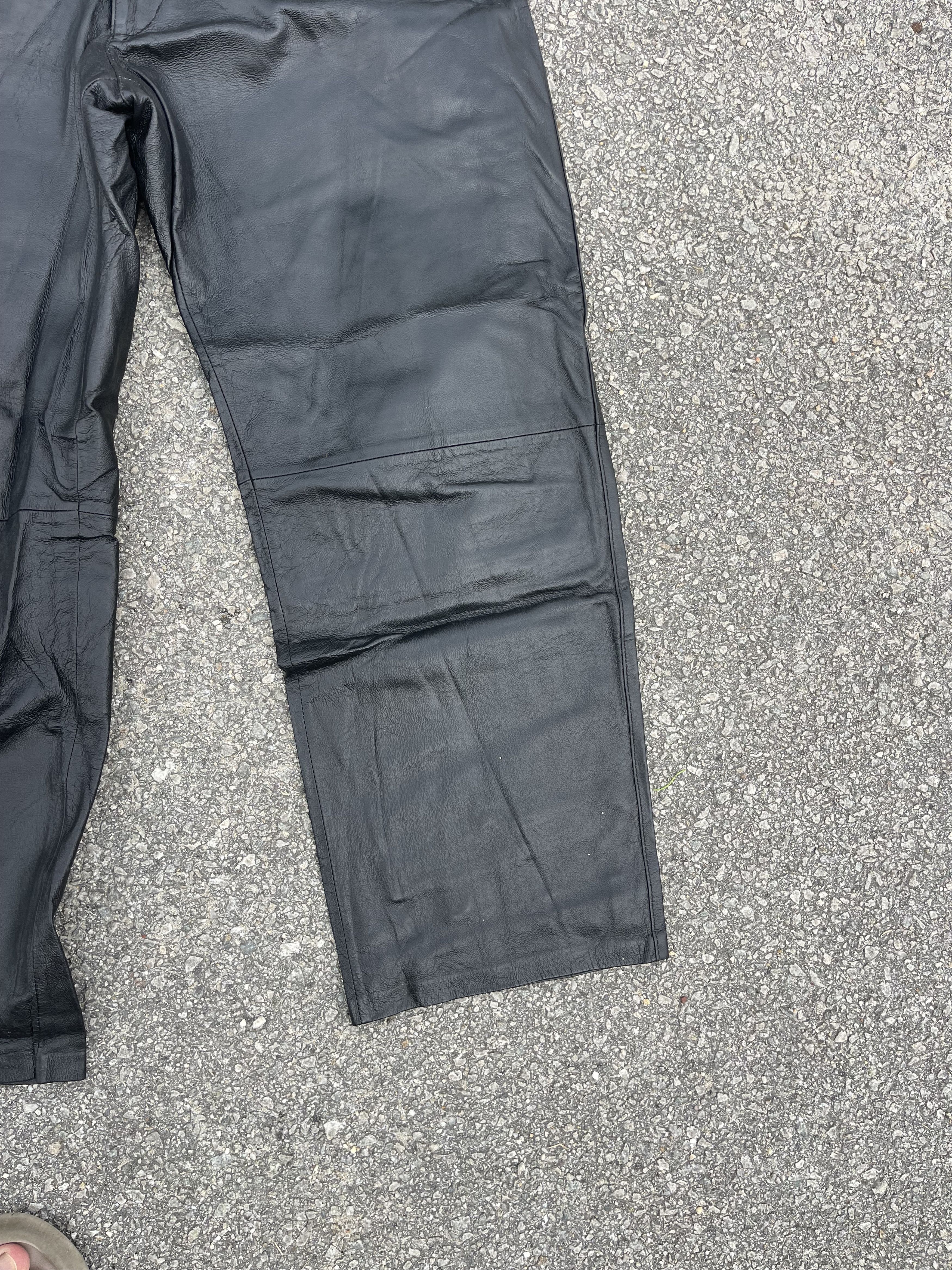 If Six Was Nine Allen Jolly Leather Trouser Size US 36 / EU 52 - 6 Thumbnail
