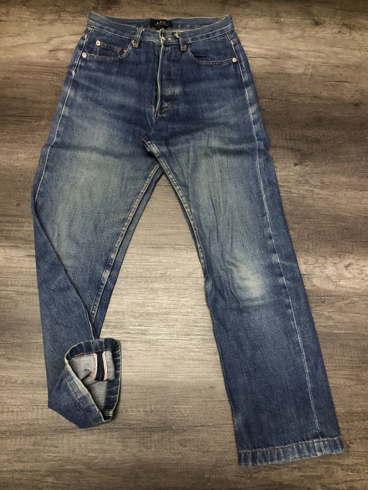 A.P.C. × Vintage A.P.C RUE DE FLEURUS PARIS SELVEDGE DENIM | Grailed