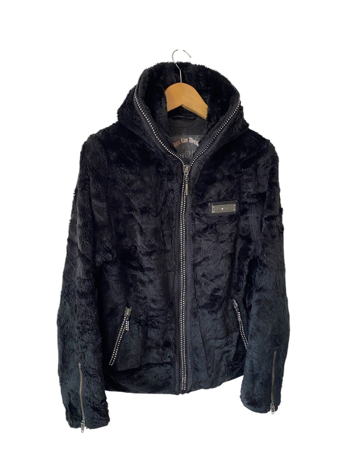 Hysteric Glamour MCD More Core Division Zip Y2k Fur Hoodie i6w9 LGB style Size US M / EU 48-50 / 2 - 1 Thumbnail