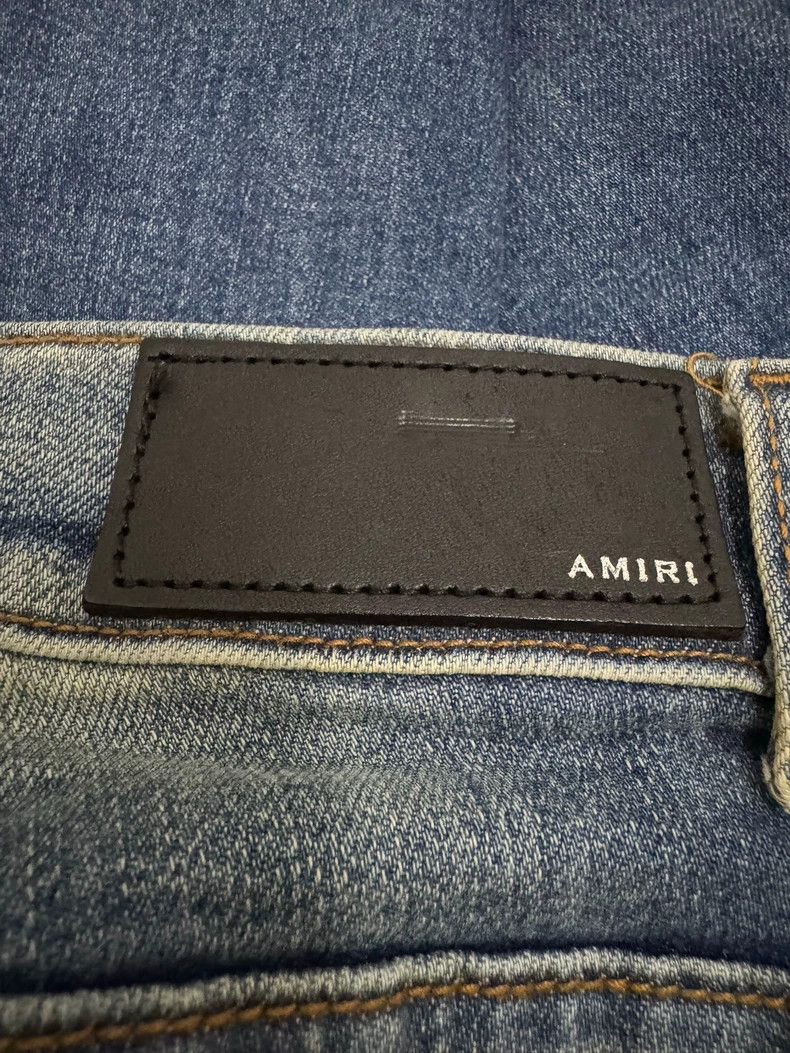 Amiri Amiri Blue Patched Denim Size US 30 / EU 46 - 3 Thumbnail