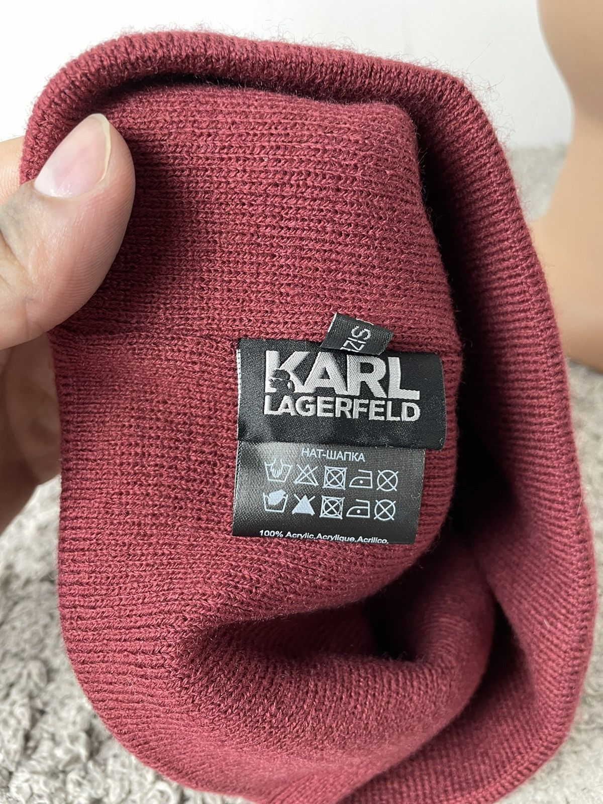 Karl Lagerfeld Karl Lagerfeld Hat Logo Size ONE SIZE - 6 Thumbnail