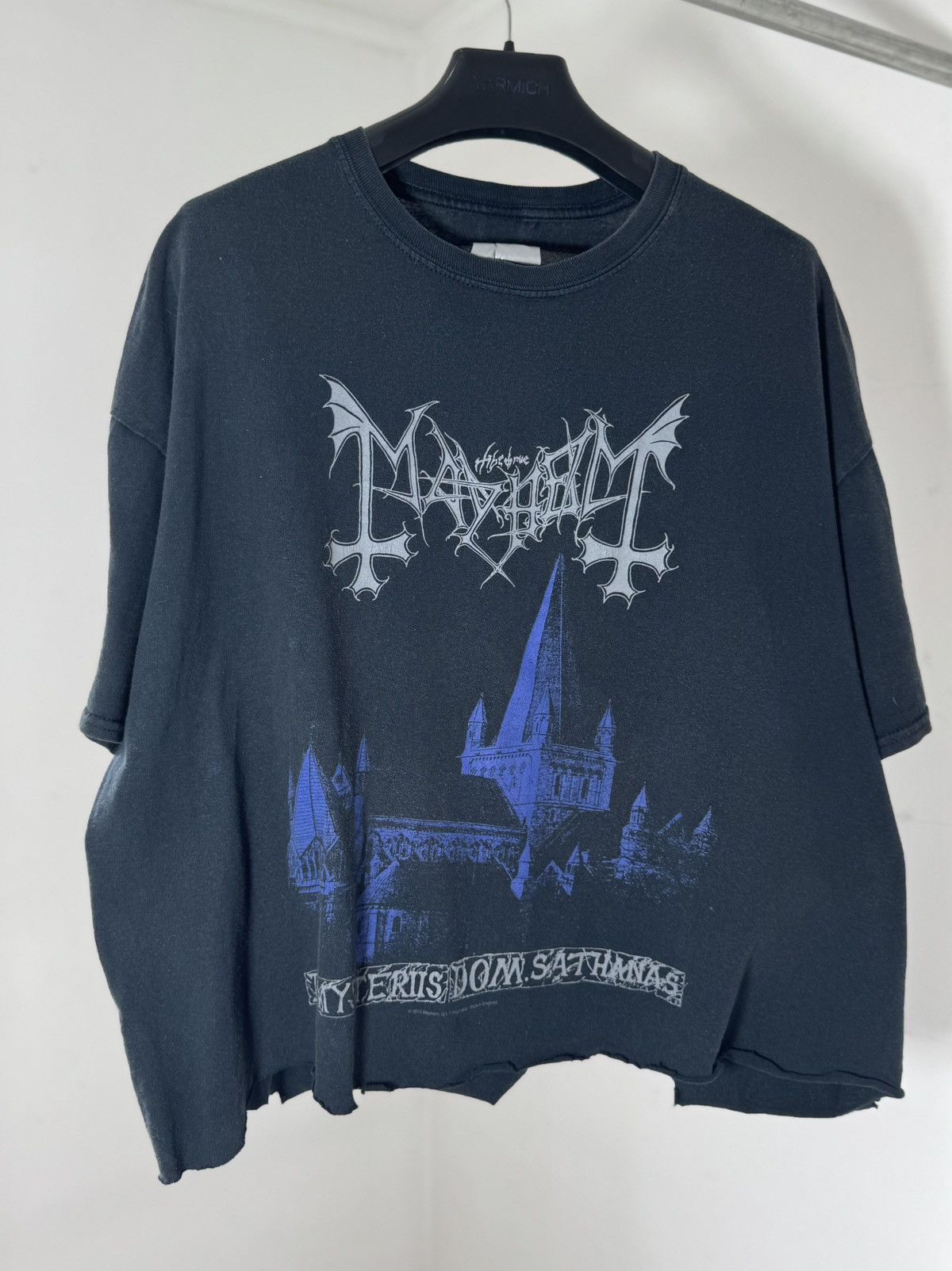 Band Tees Vintage Mayhem Mysteriis Dom Sathanas Black Metal Tank Tee Size US L / EU 52-54 / 3 - 1 Thumbnail