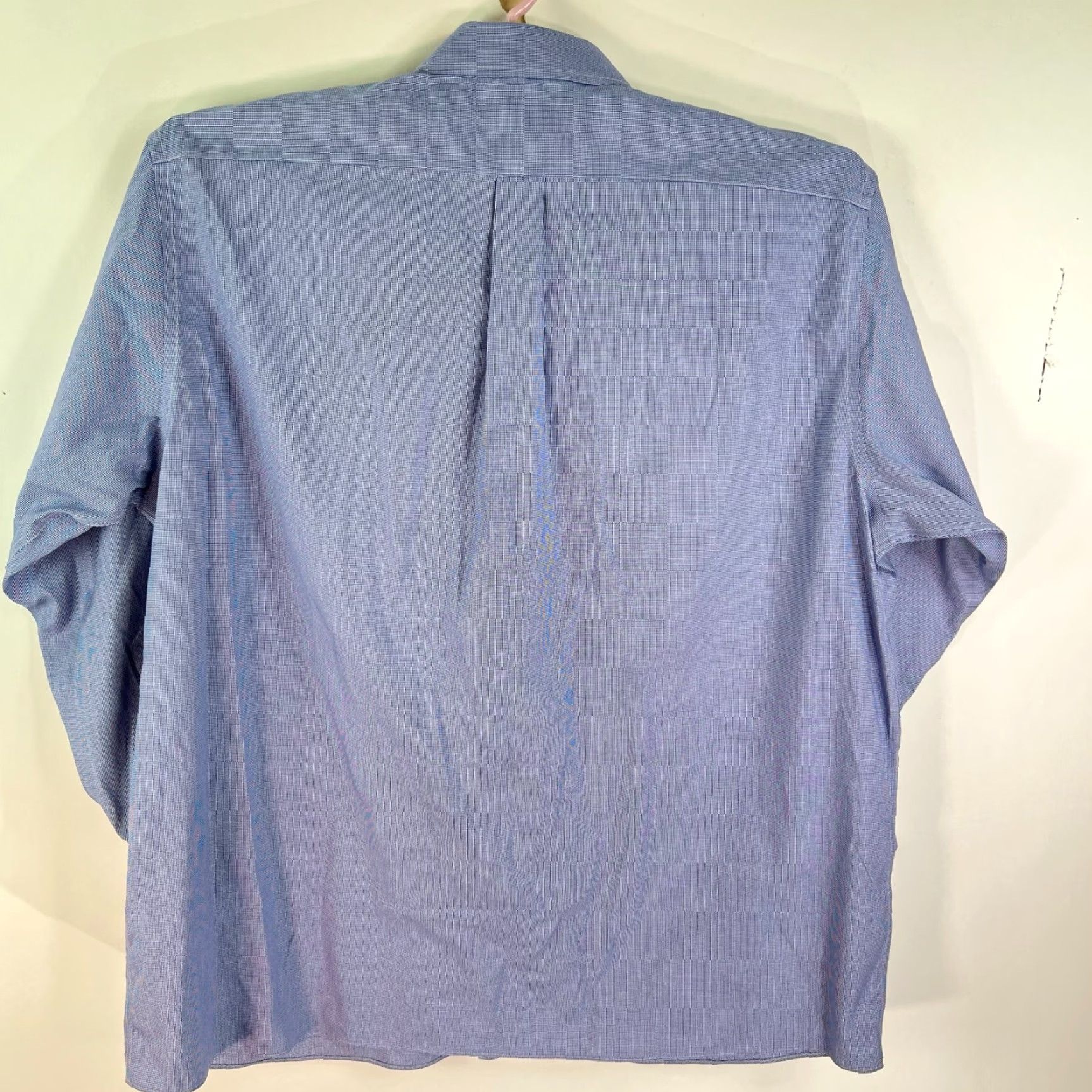 Jos. A. Bank VINTAGE Jos. A. Bank Travelers Collection Button Up Shirt Mens Size 18.5/33 Blue Check Size US XXL / EU 58 / 5 - 5 Thumbnail