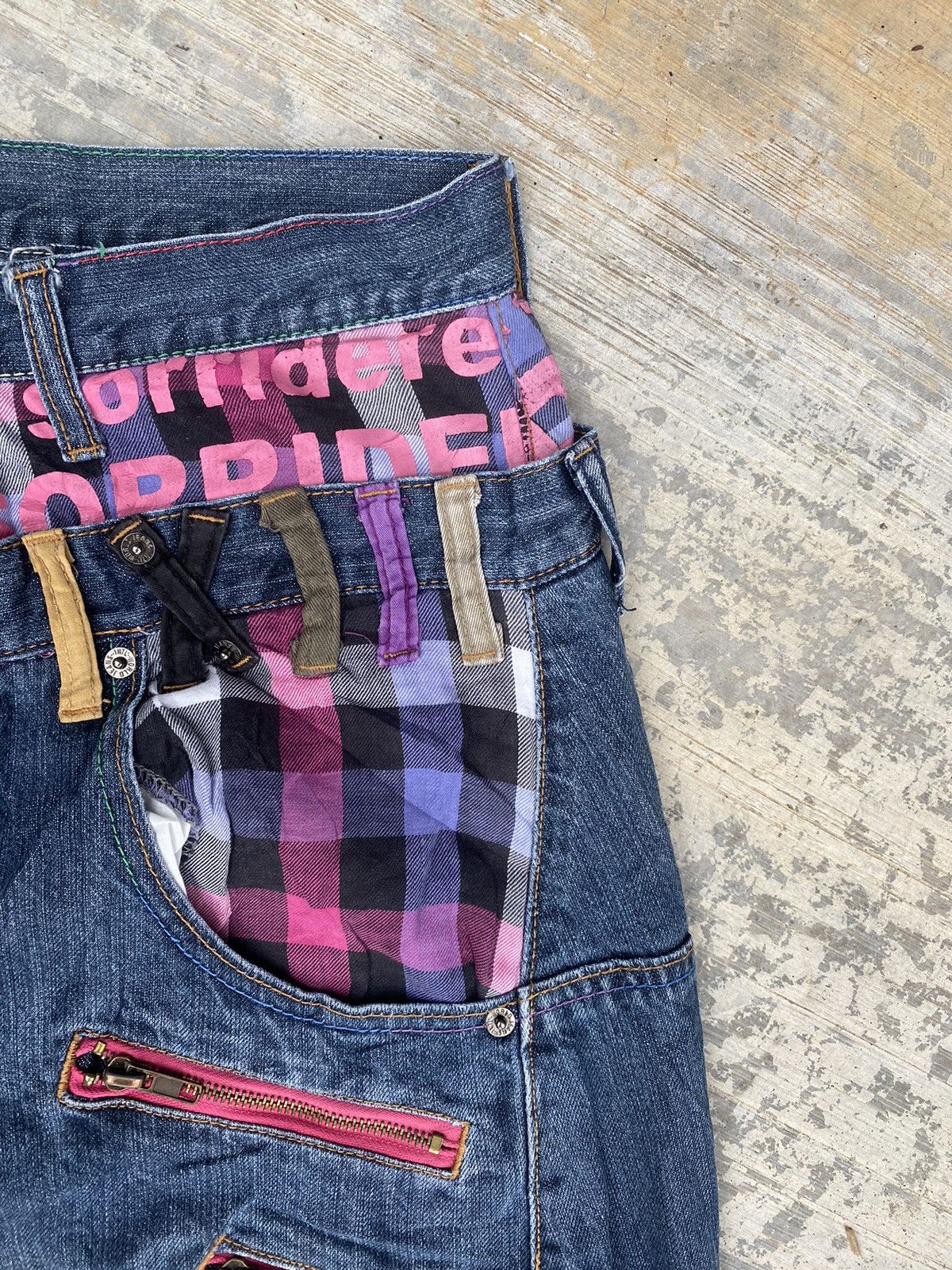 Japanese Brand Sorridere double waist denim pants Size US 32 / EU 48 - 5 Thumbnail