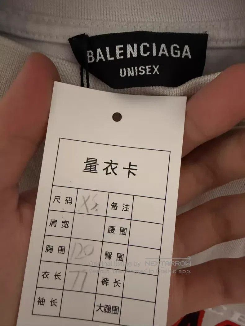 Balenciaga Balenciaga Bat Embroidered Short Sleeve Size US XS / EU 42 / 0 - 4 Thumbnail