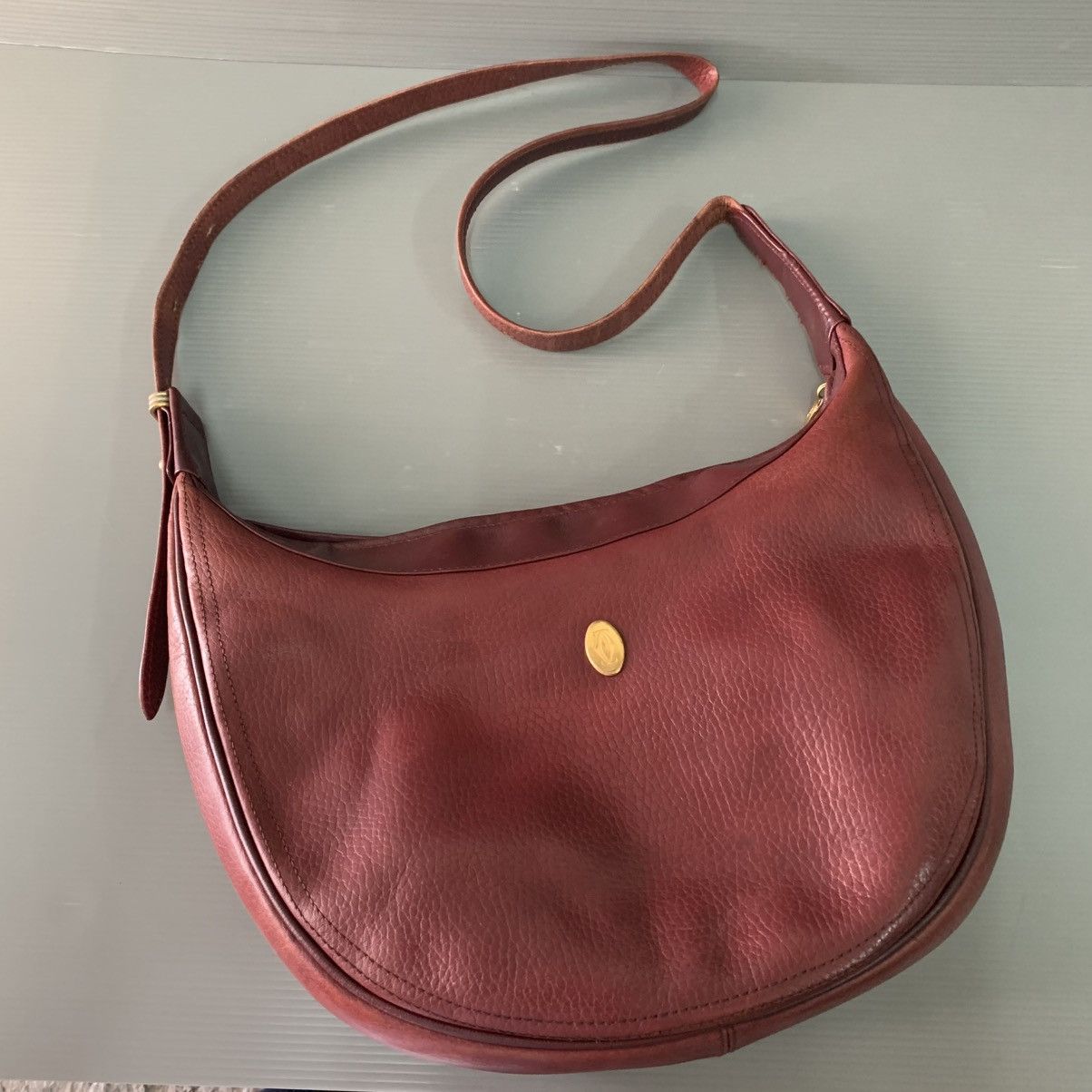 Cartier Cartier Paris Leather Shoulder Bag Size ONE SIZE - 10 Thumbnail