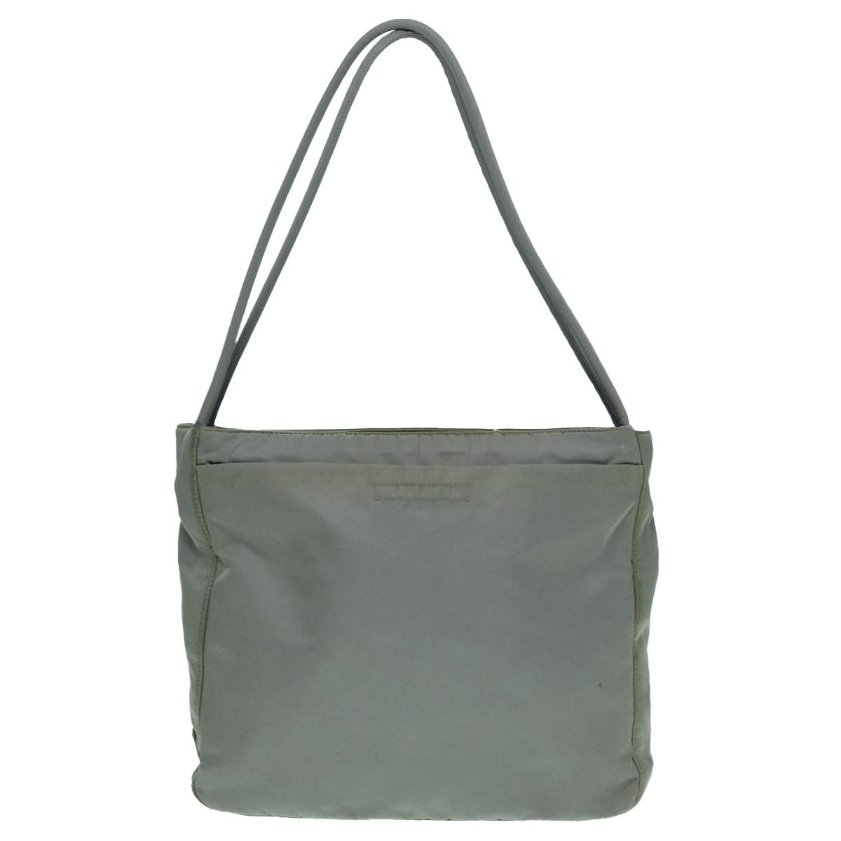 Prada Tessuto Grey Synthetic Tote Bag (Pre-Owned) Size ONE SIZE - 1 Thumbnail