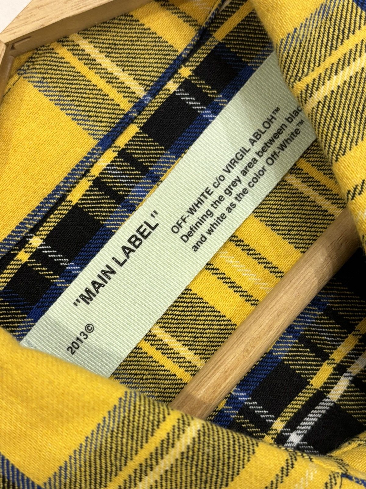 Off-White Off-White Diagonal Flannel Size US XS / EU 42 / 0 - 3 Thumbnail