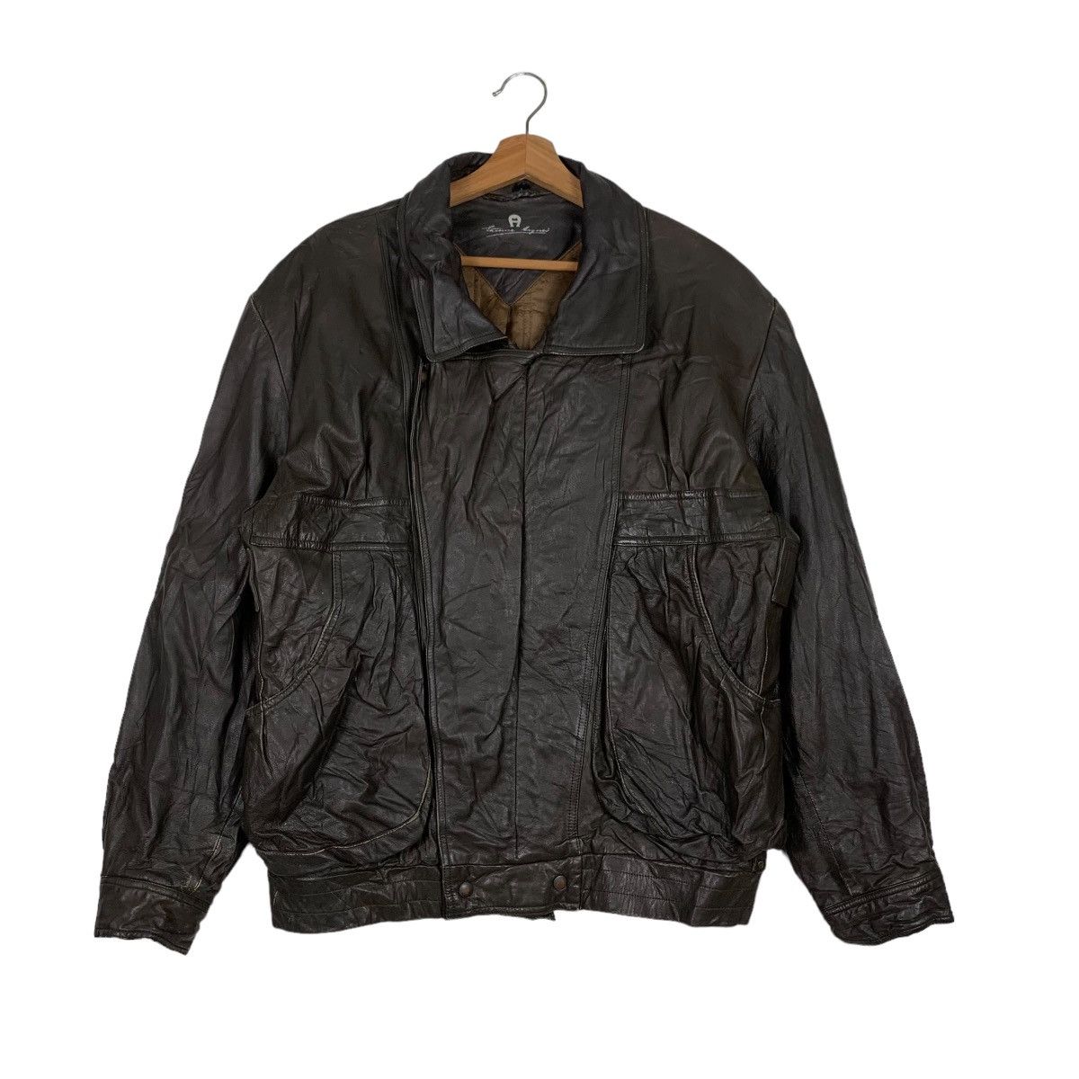 Etienne Aigner Eteinner Aigner Leather Jacket #0141-C8 Size US M / EU 48-50 / 2 - 1 Thumbnail