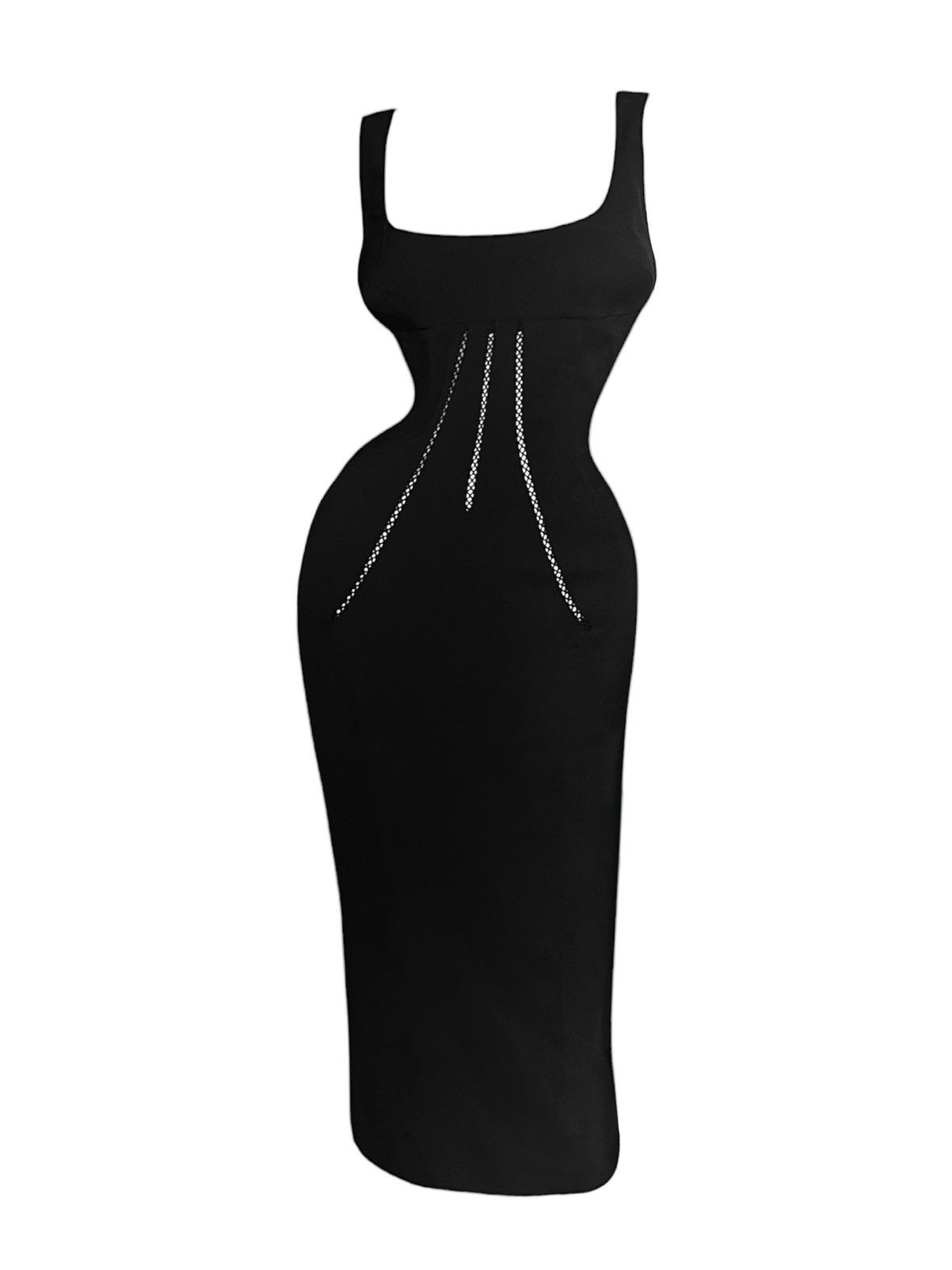Dolce & Gabbana Runway Dolce & Gabbana fitted black dress Size S / US 4 / IT 40 - 1 Thumbnail