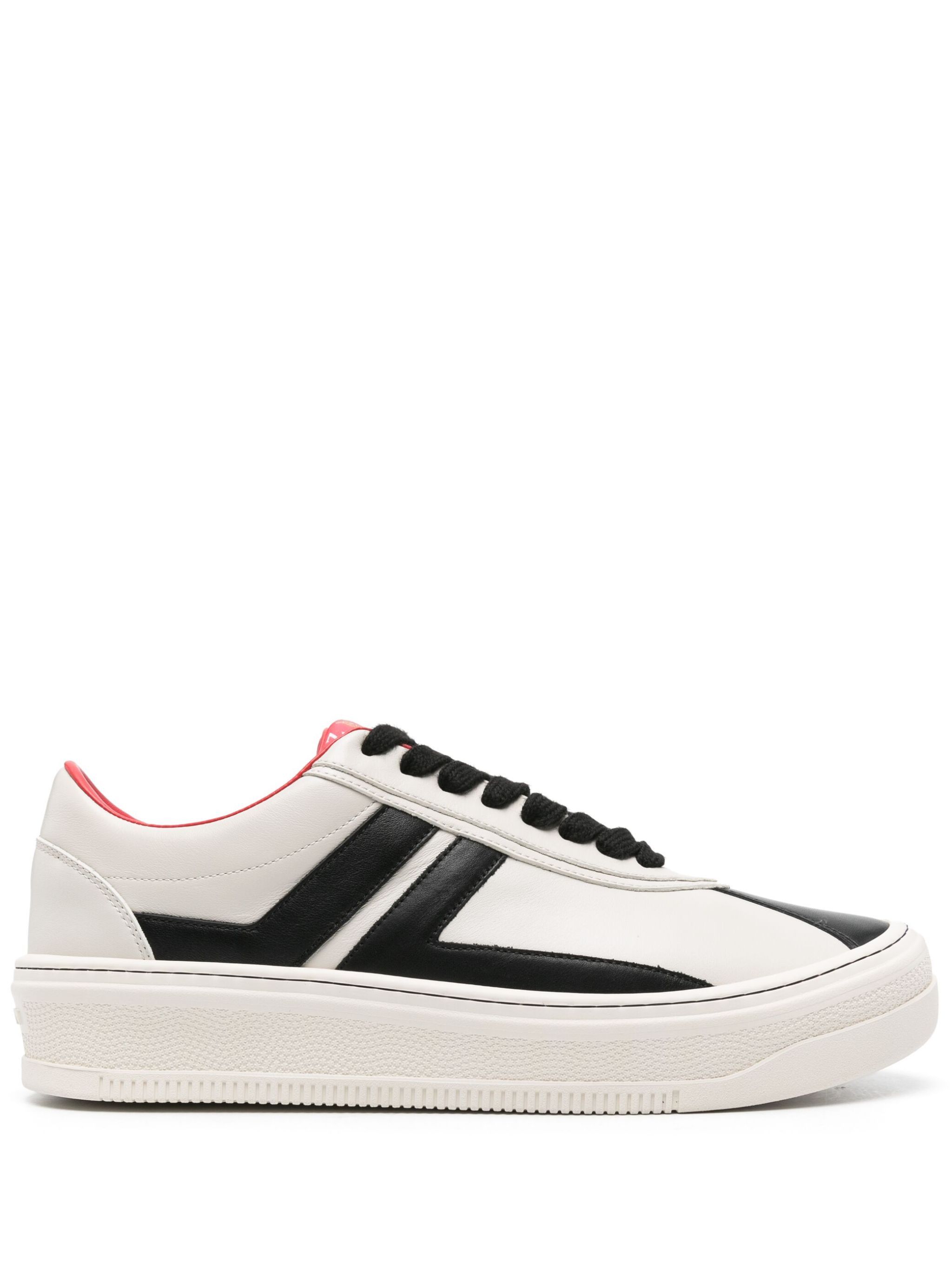 Future × Lanvin o1w1db11124 Cash Block Low-Top Sneakers in White/Black Size US 11 / EU 44 - 1 Thumbnail