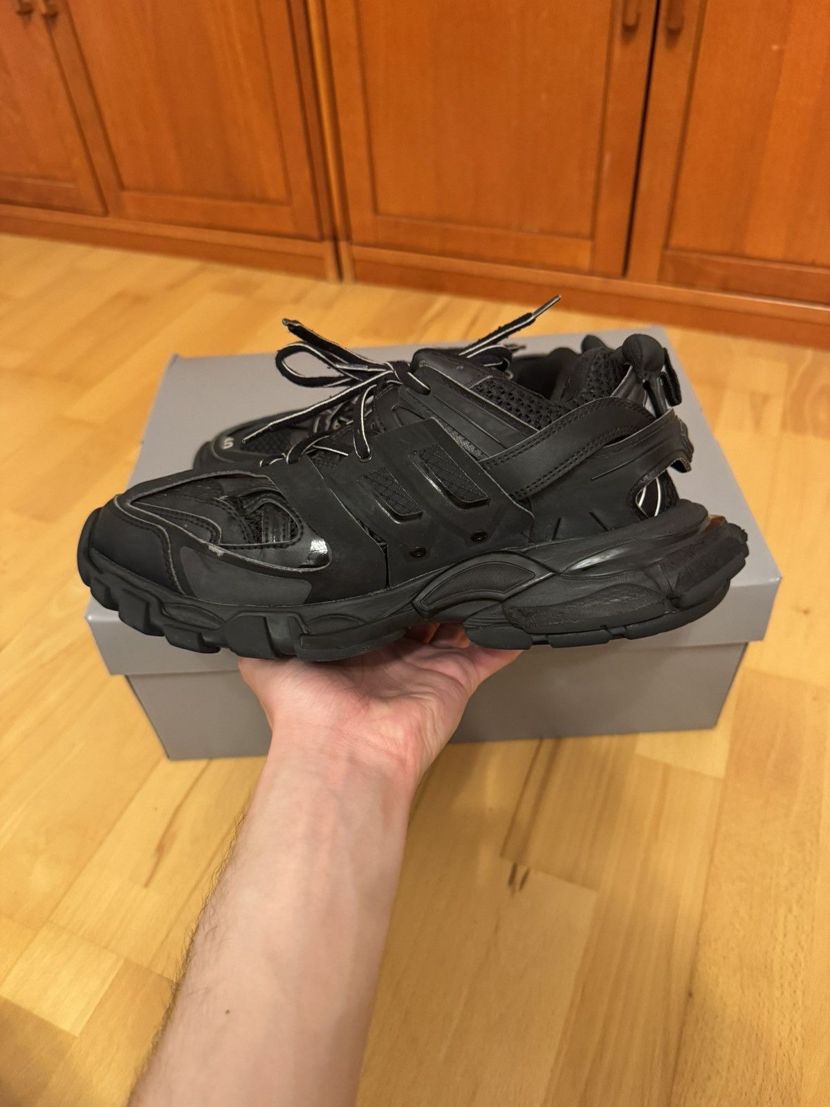 Balenciaga Balenciaga Track Triple Black Size US 7 / EU 40 - 5 Thumbnail