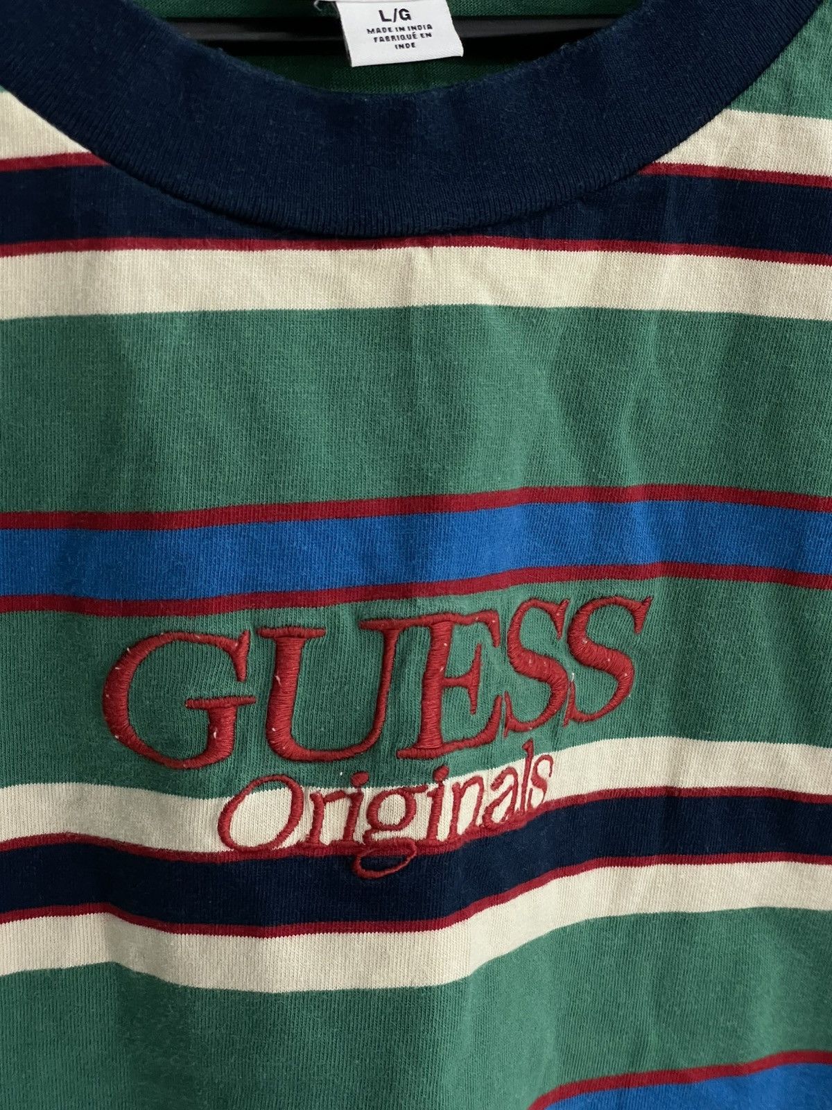 Guess Guess Y2K Glam Big Logo Avant Garde Cropped T shirt Size L / US 10 / IT 46 - 9 Thumbnail