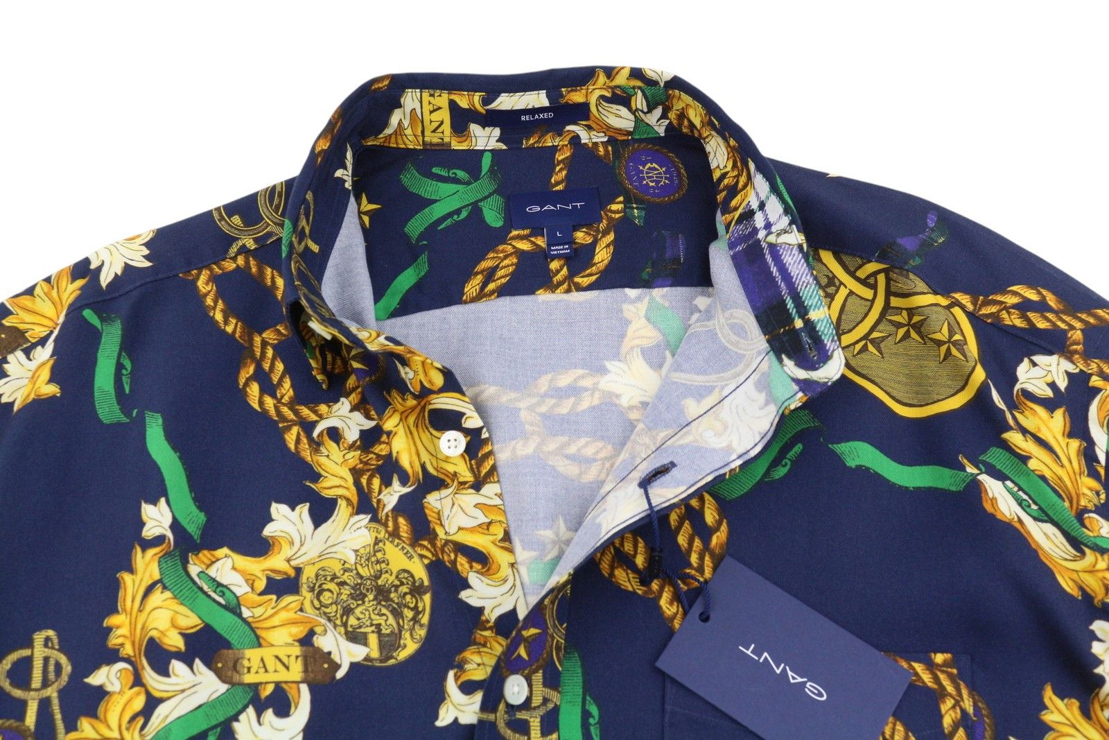 Gant REL CHAIN PRINT LYOCELL TOWN L Evening Relaxed 87512 Size US L / EU 52-54 / 3 - 4 Thumbnail