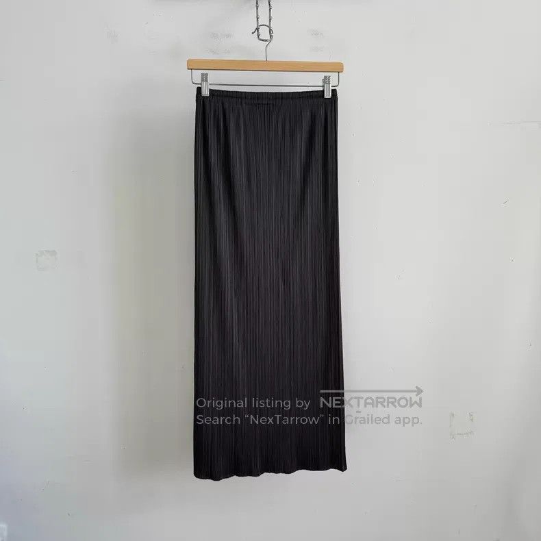 Issey Miyake Issey Miyake Black Midi Skirt Size 26" / US 2 / IT 38 - 2 Thumbnail