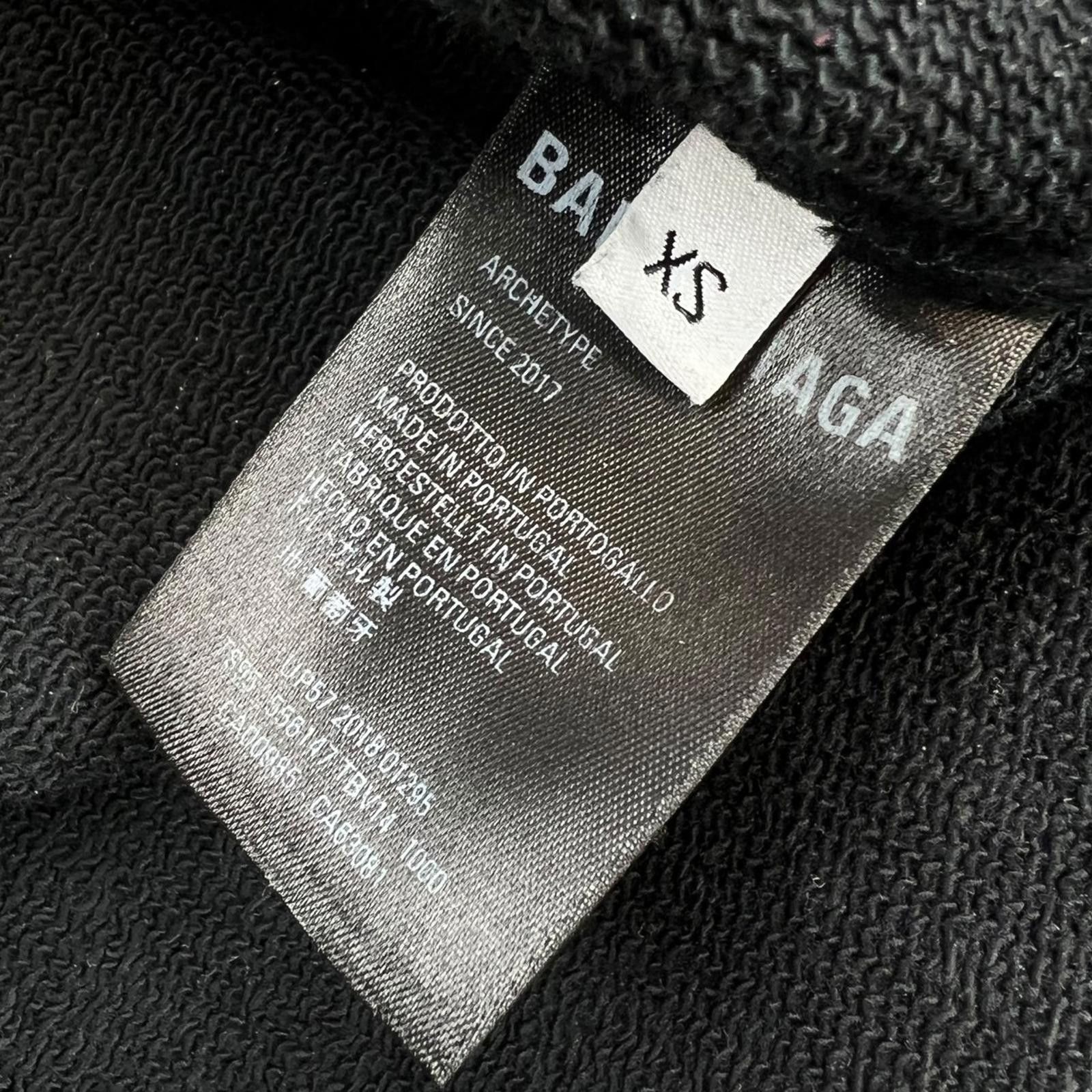 Balenciaga Balenciaga Campaign Logo Black Sweatshirt Size US XS / EU 42 / 0 - 4 Thumbnail