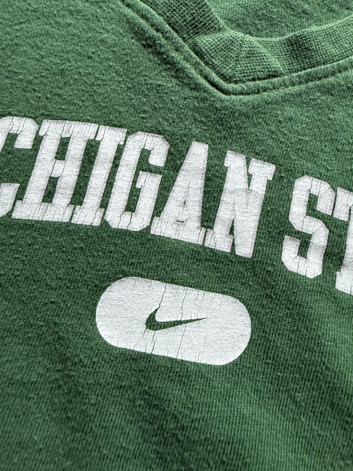 Nike Vintage Y2K Nike Michigan State University Graphic Tee Size XL / US 12-14 / IT 48-50 - 4 Thumbnail