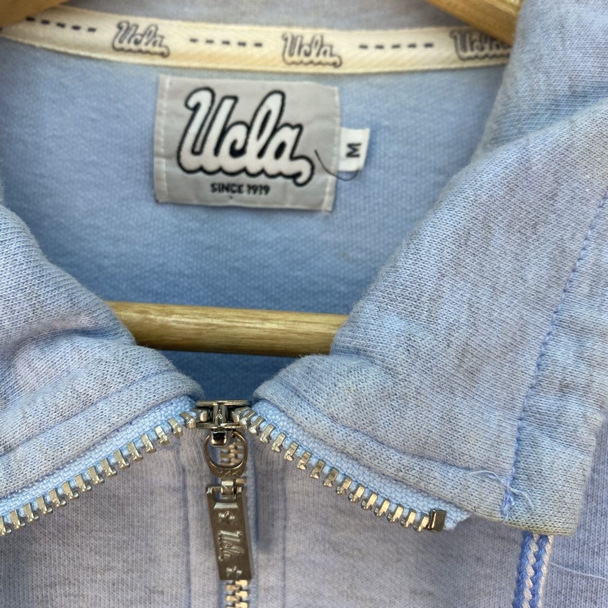 Vintage 💥Vintage Ucla Half Zipper Pullover Sweatshirt Size US M / EU 48-50 / 2 - 4 Thumbnail
