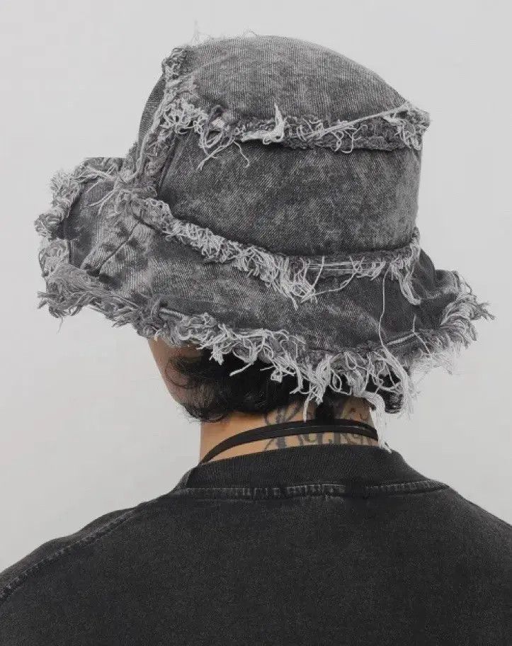 Japanese Brand Utility grunge vintage frayed distressed edge bucket hat Size ONE SIZE - 2 Thumbnail