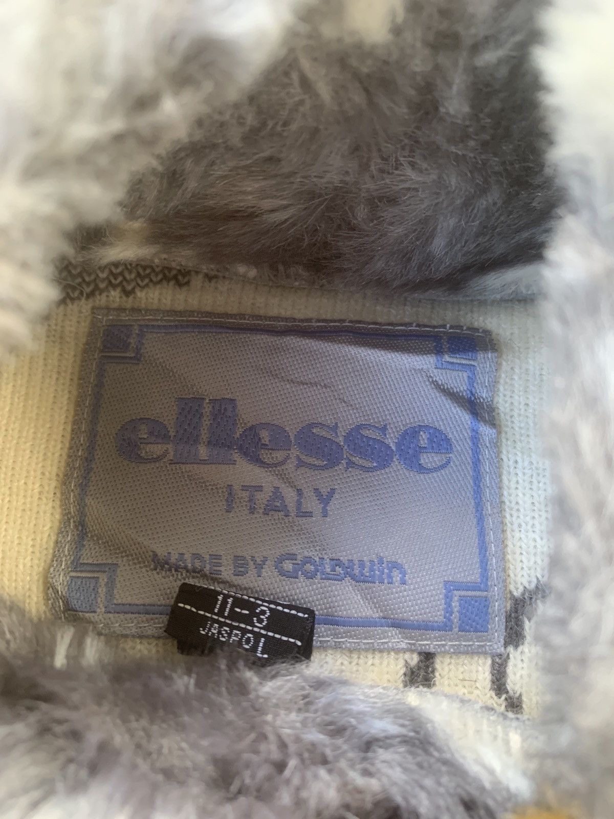 Ellesse × Goldwin × Vintage Vintage Ellesse Italy polar bear fur fleece turtle neck Size US L / EU 52-54 / 3 - 3 Thumbnail