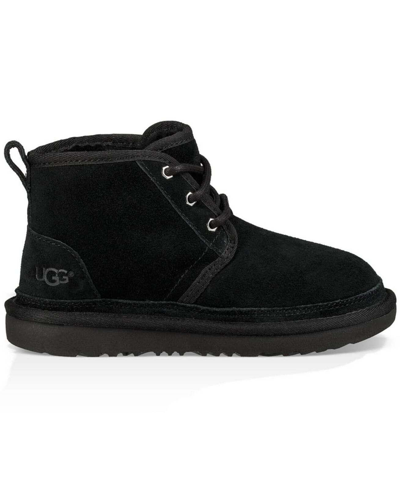 Ugg UGG Toddler Black Suede Neumel Camo Boots - Black - 12 Size US 12 / EU 45 - 2 Thumbnail