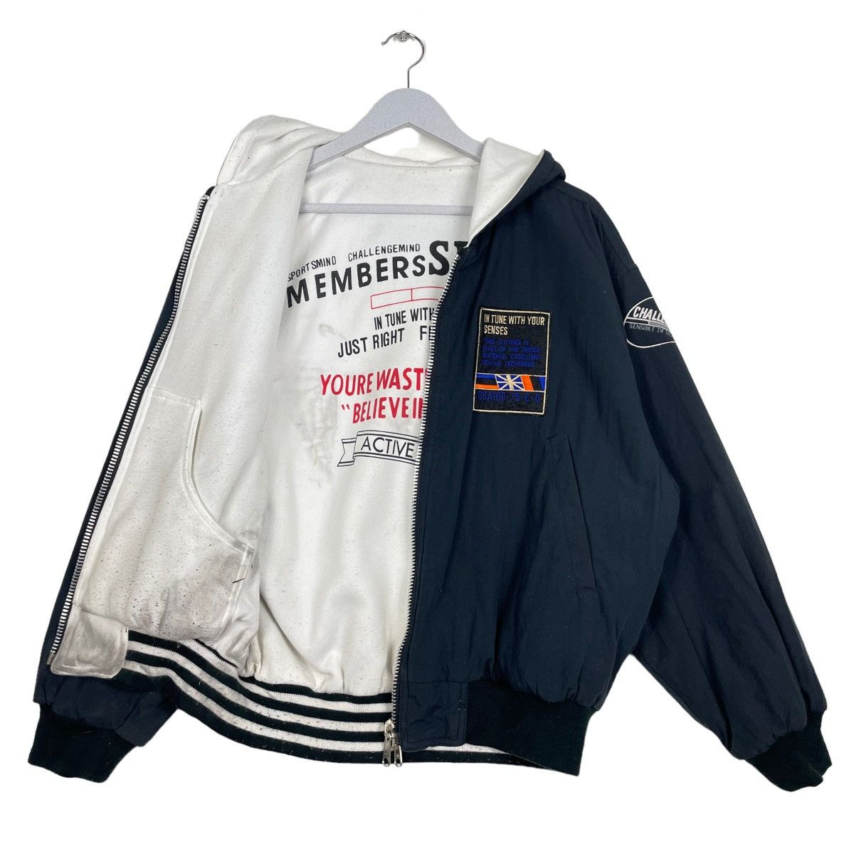 Japanese Brand × Vintage STEAL💥90s MEMBER SPORT DSA100 REVERSIBLE JACKET Size US M / EU 48-50 / 2 - 1 Thumbnail