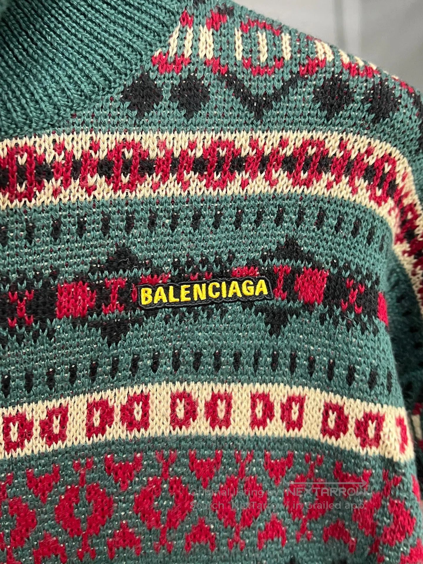 Balenciaga Balenciaga Patterned Sweater| Size US S / EU 44-46 / 1 - 4 Thumbnail