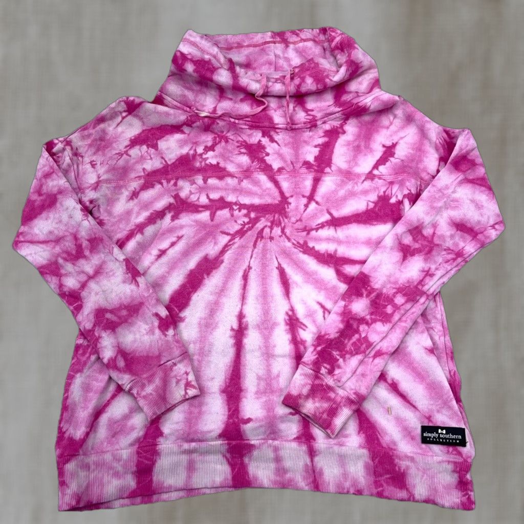 Pinko Simply Southern Sweatshirt Women Small Pink Pullover Turtleneck Logo Geometric Size S / US 4 / IT 40 - 1 Thumbnail