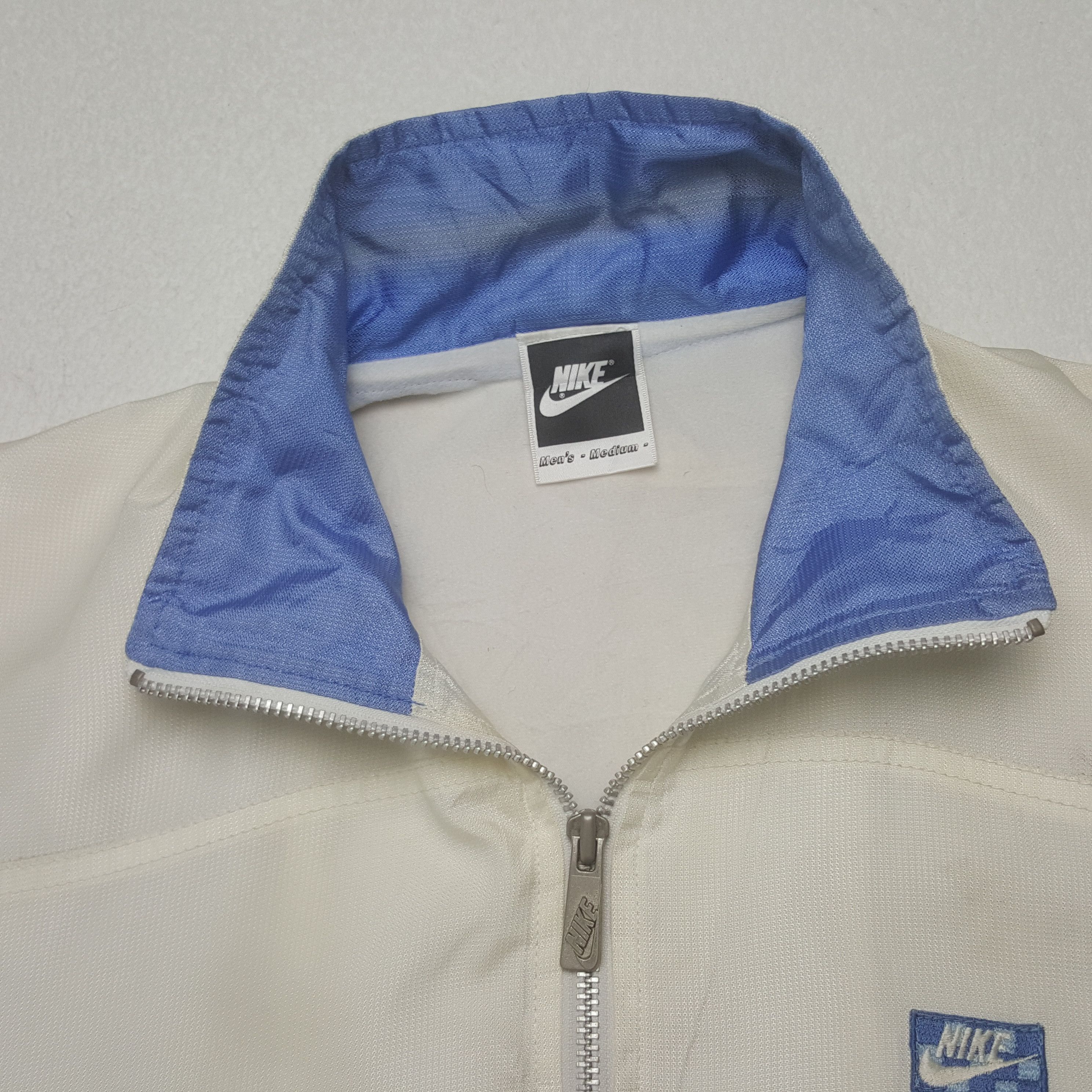 Nike × Vintage Vintage 90’s Nike Windbreaker Zipper Sport Jacket Size US L / EU 52-54 / 3 - 4 Thumbnail