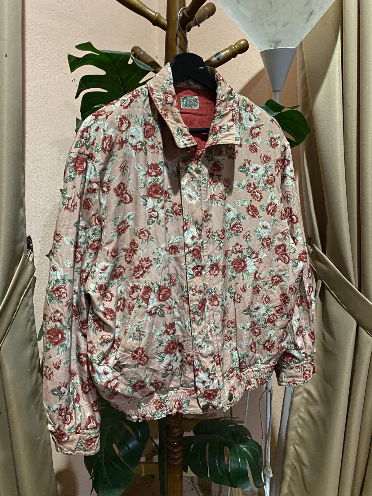 Japanese Brand Vintage Vieux Port Reversible Floral Jacket Japan Made Size US L / EU 52-54 / 3 - 15 Thumbnail
