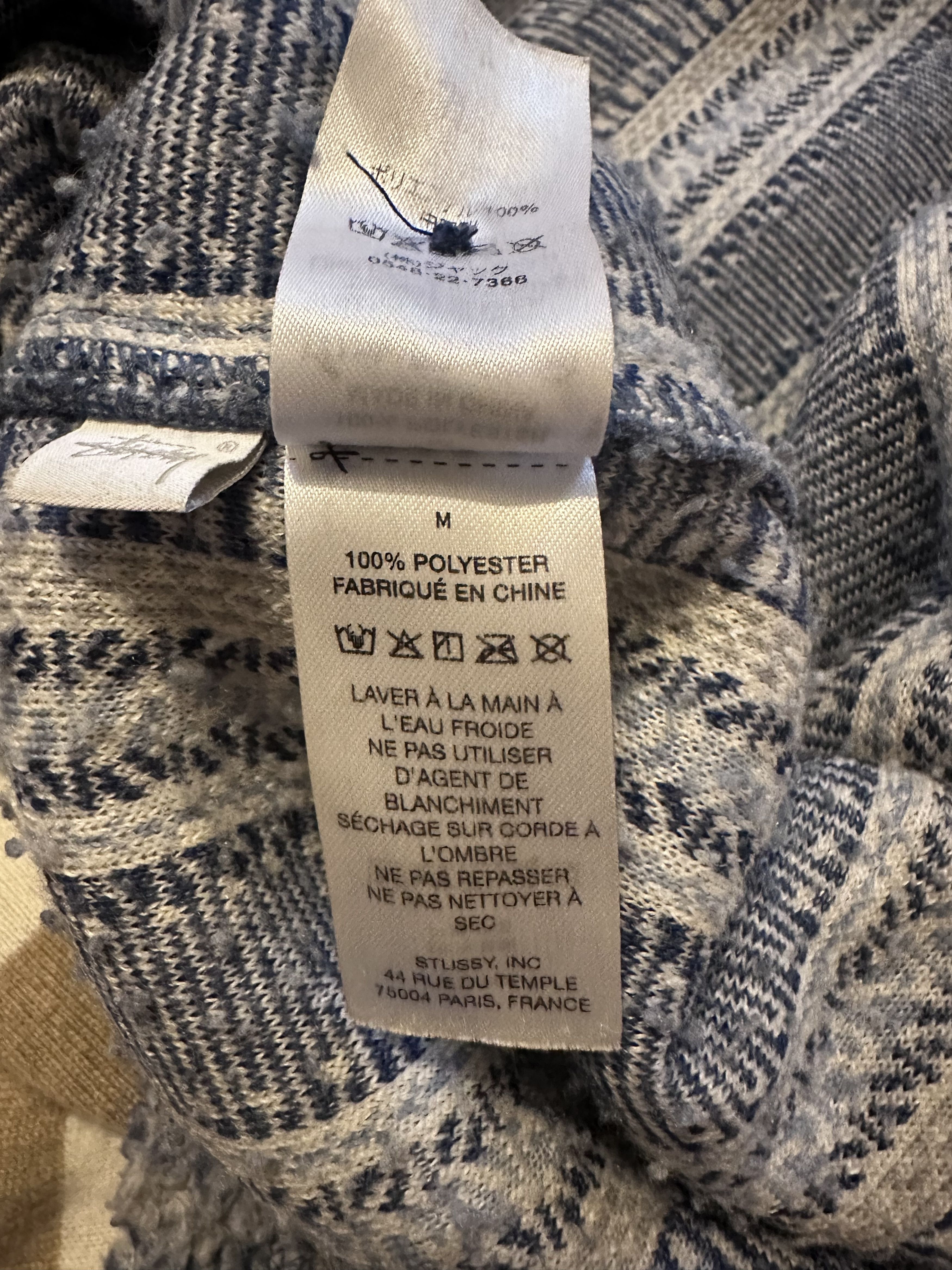 Stussy Striped Sherpa Shirt (Jacket) Size US M / EU 48-50 / 2 - 6 Thumbnail