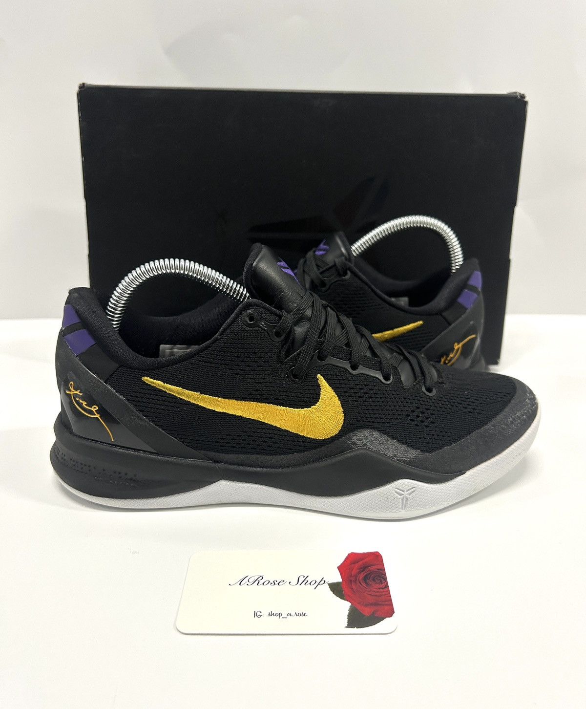 Nike Nike Kobe 8 Protro ‘Lakers Away’ (HF9550 001) Shoes Size 7.5 Size US 7.5 / EU 40-41 - 1 Thumbnail