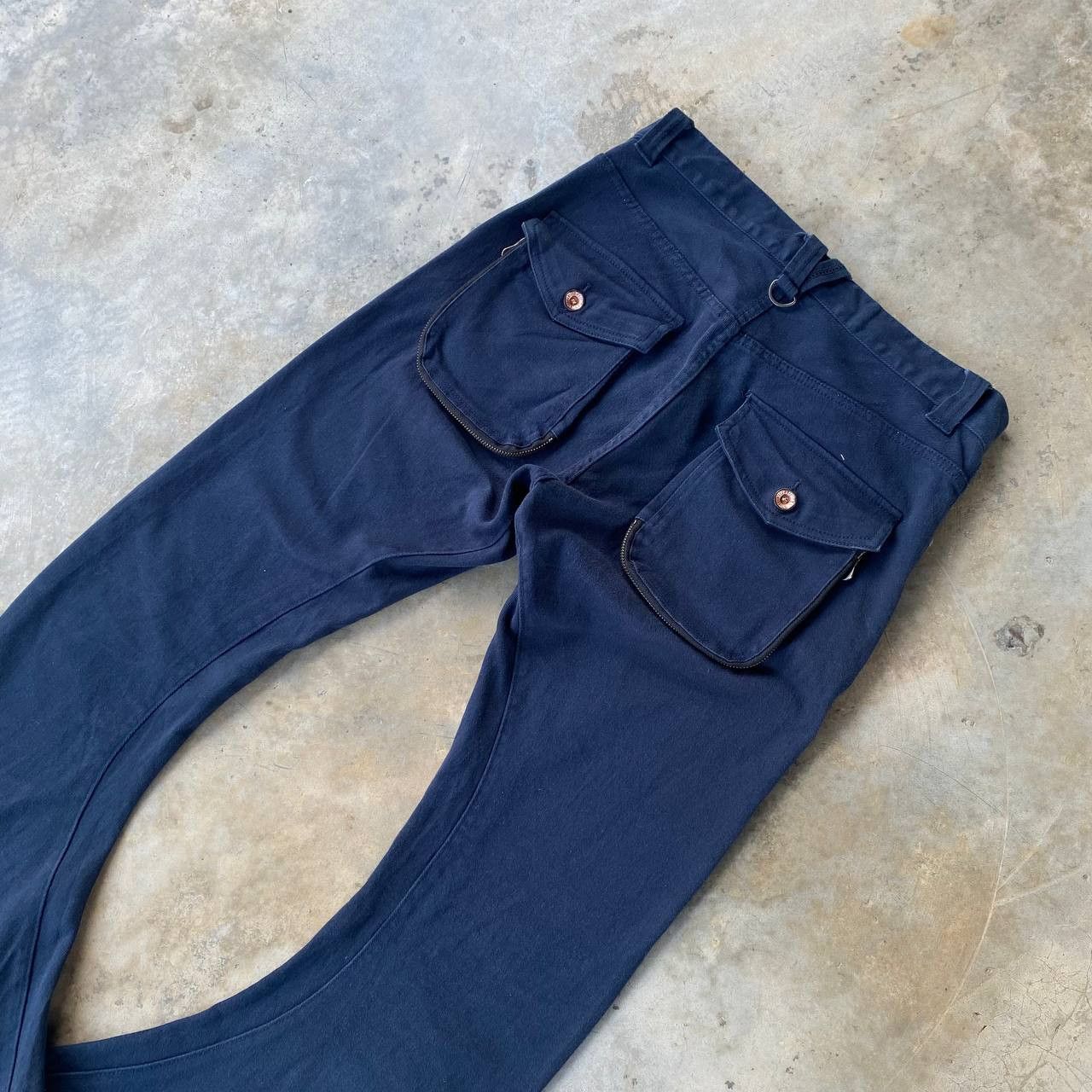 PPFM PPFM CURVED LEG BULL HORN PRISONER CARGO PANT Size US 31 - 14 Thumbnail