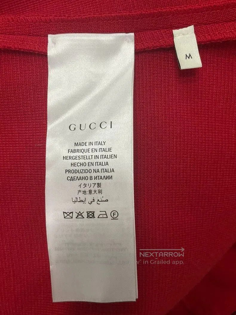 Gucci Gucci Red Wool Knit Coat M. Size M / US 6-8 / IT 42-44 - 5 Thumbnail