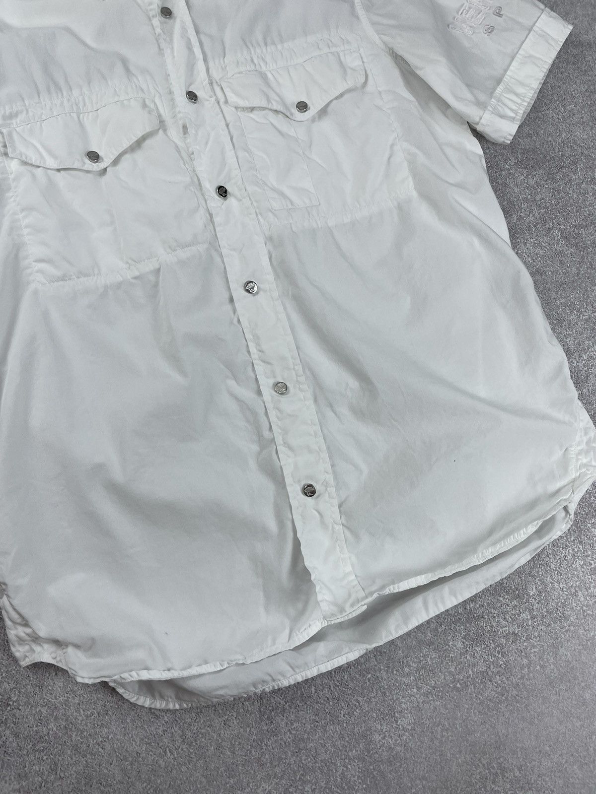 Versace × Vintage Vintage Versace Sport Button Up Short Sleeve shirt Size US M / EU 48-50 / 2 - 3 Thumbnail