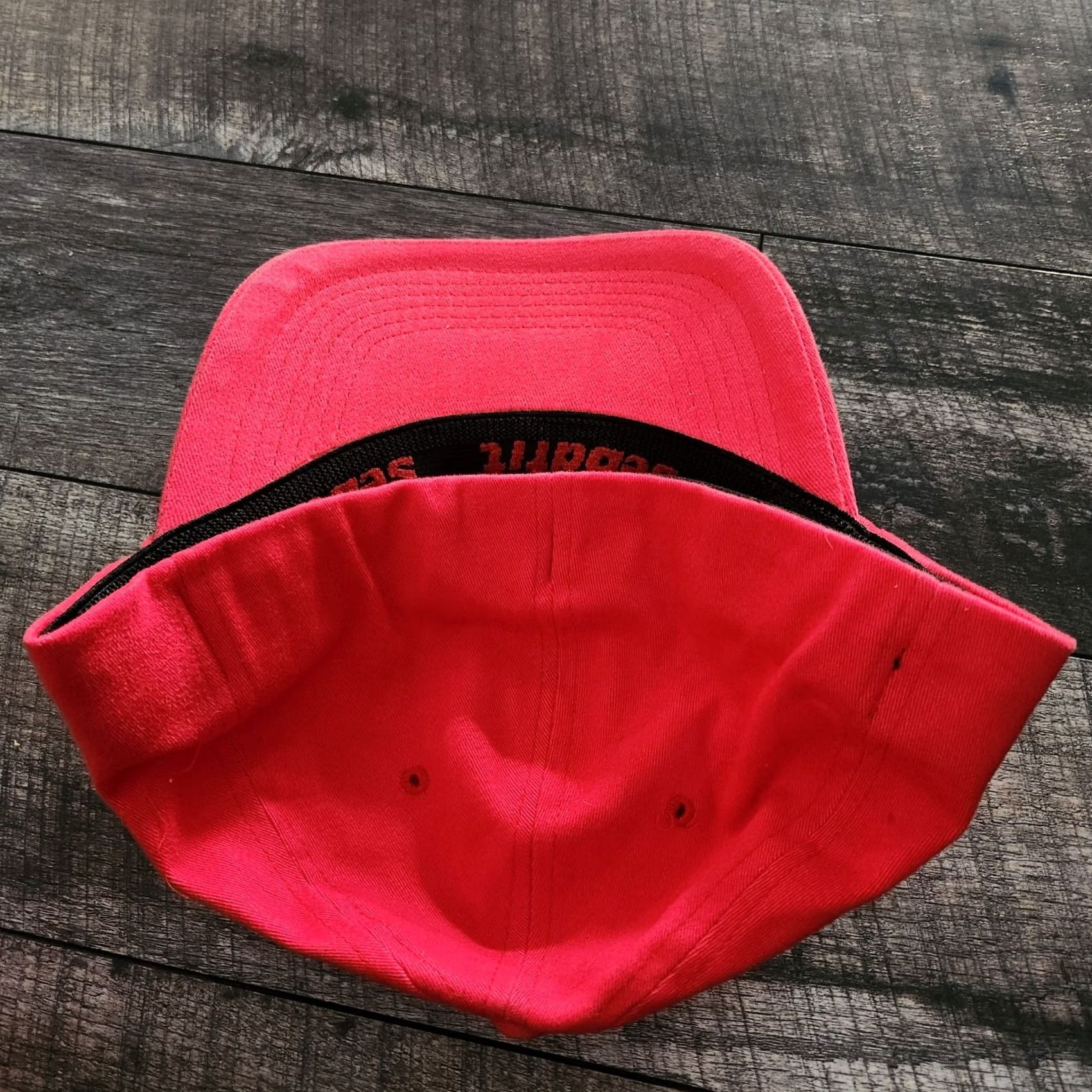 Vintage Sebafit Baseball Cap Hat Red L XL Grand Marnier Liqueur Bottle Embroidered Men Vintage: No, Canvas, Cotton, 90s, Classic, Beer, Casual, Lightweight Size ONE SIZE - 4 Thumbnail