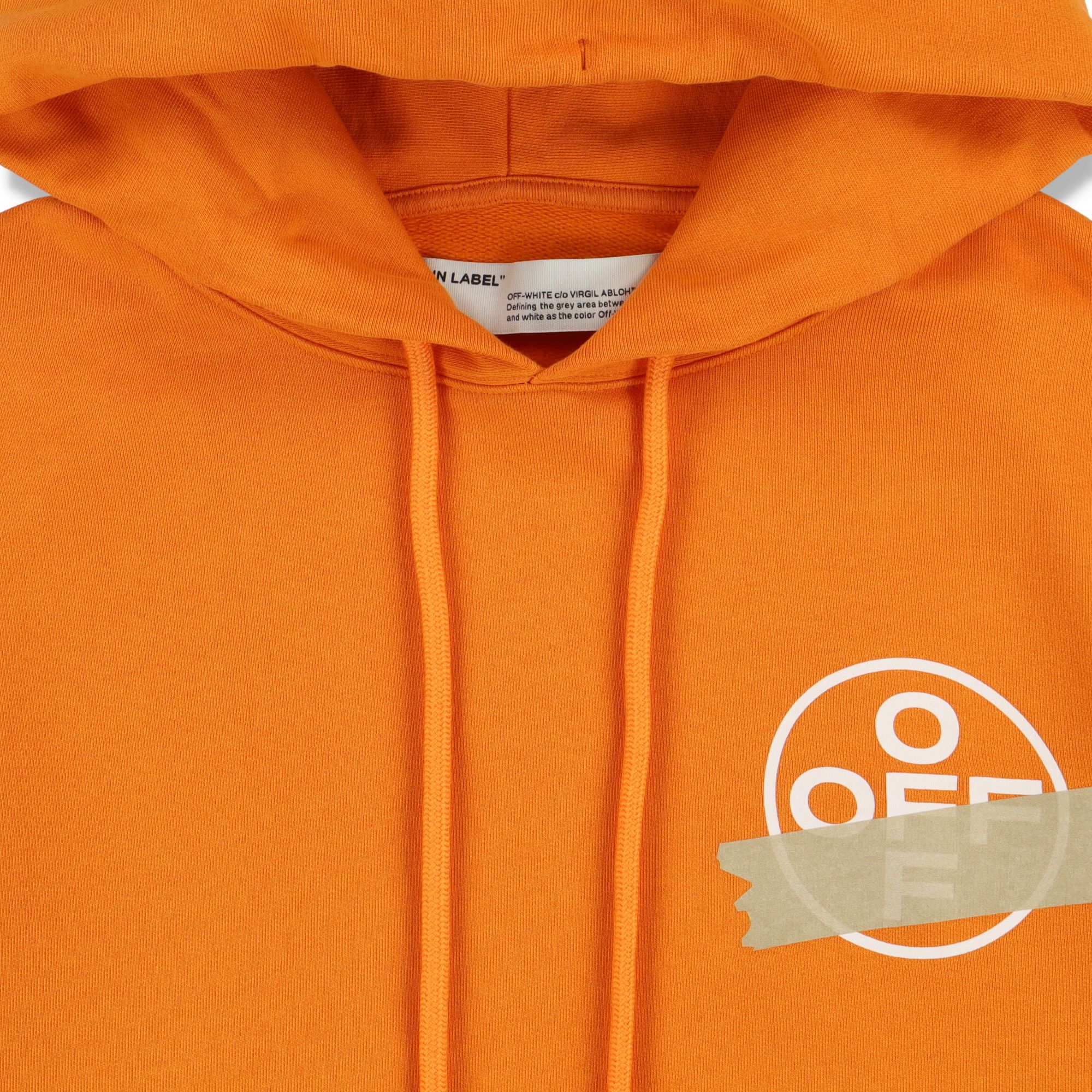 Off-White Orange Tape Arrows Logo Hoodie Size US L / EU 52-54 / 3 - 6 Thumbnail